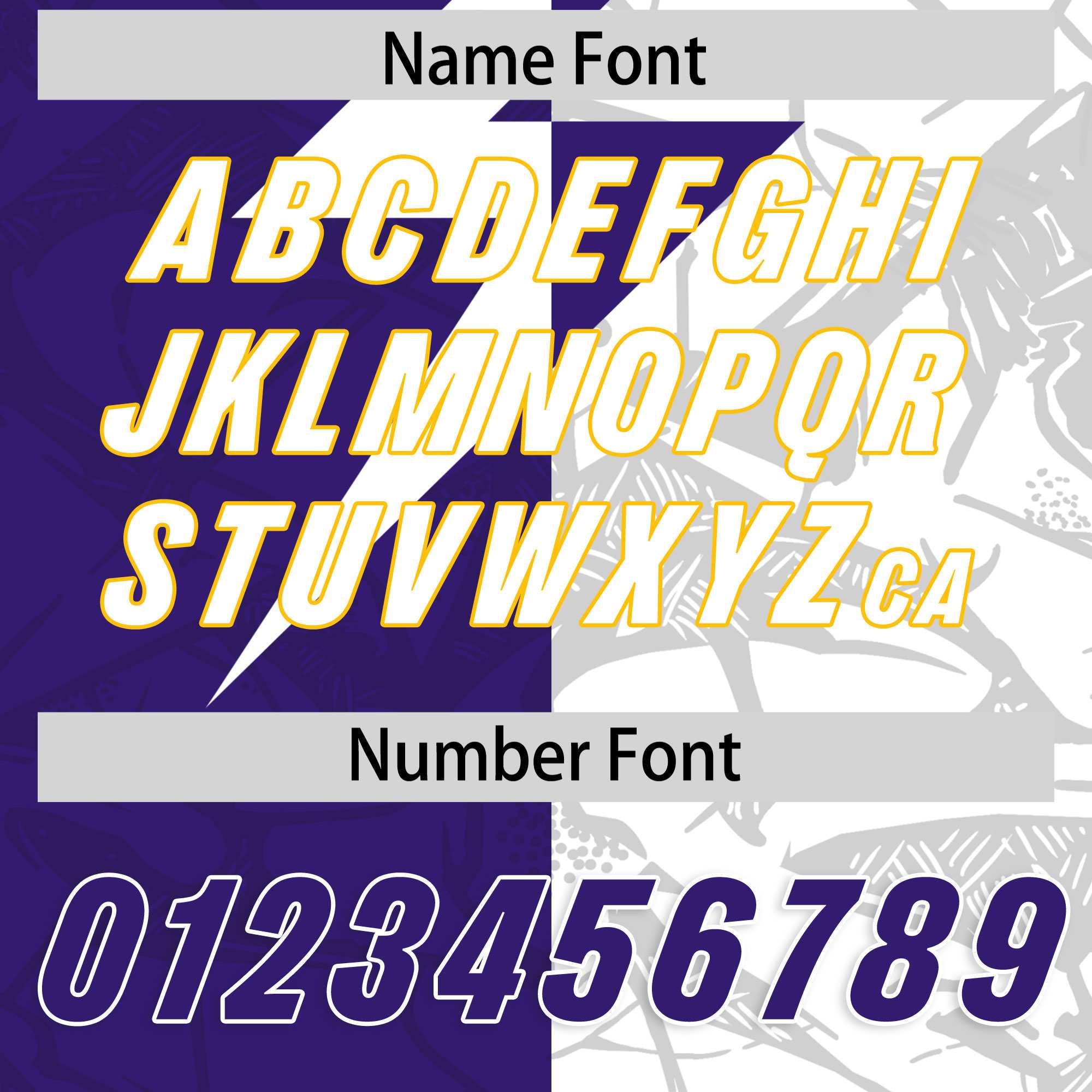 Custom Purple White Split Personalized Lightning Pattern American Football Jersey