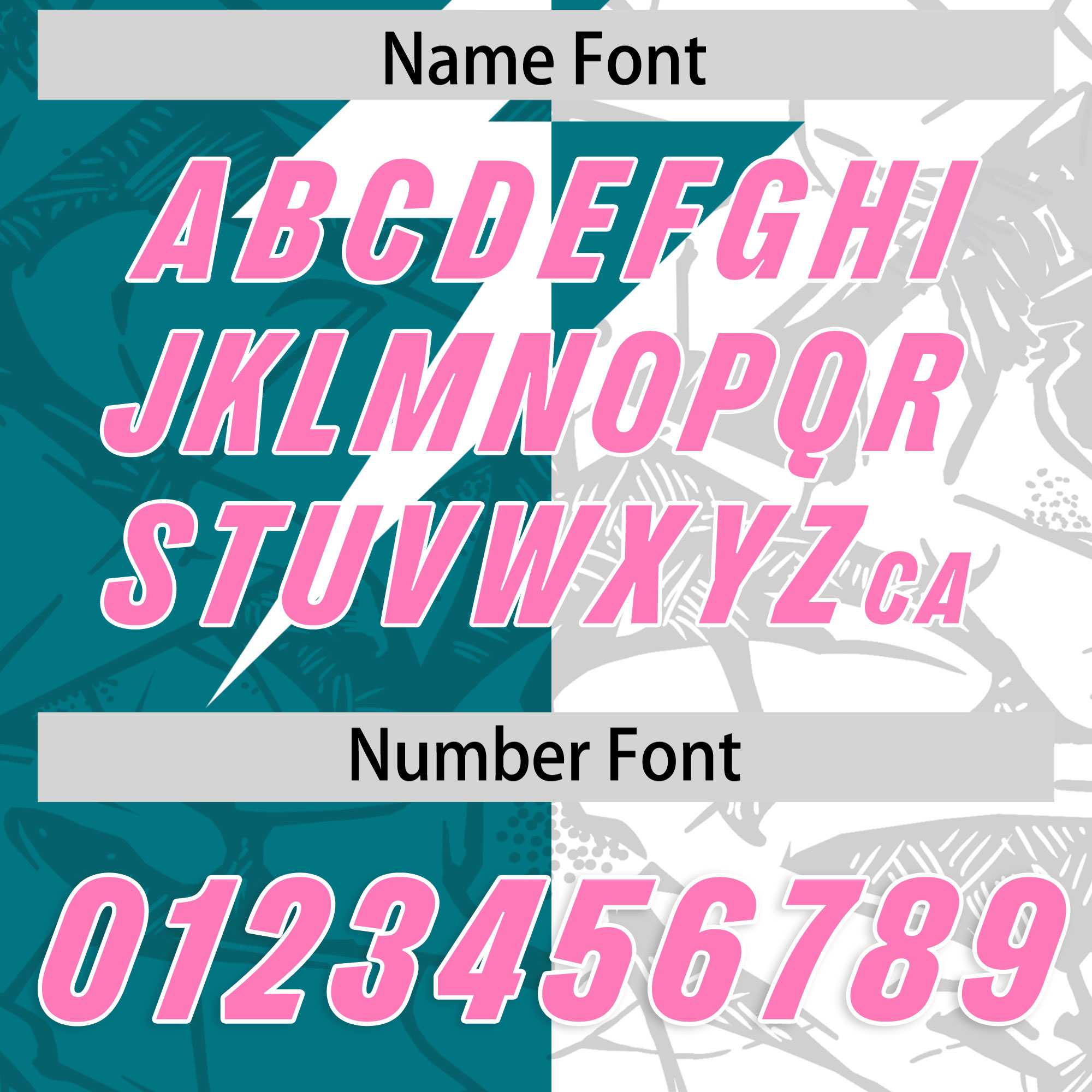 Custom Aqua White Split Personalized Lightning Pattern American Football Jersey