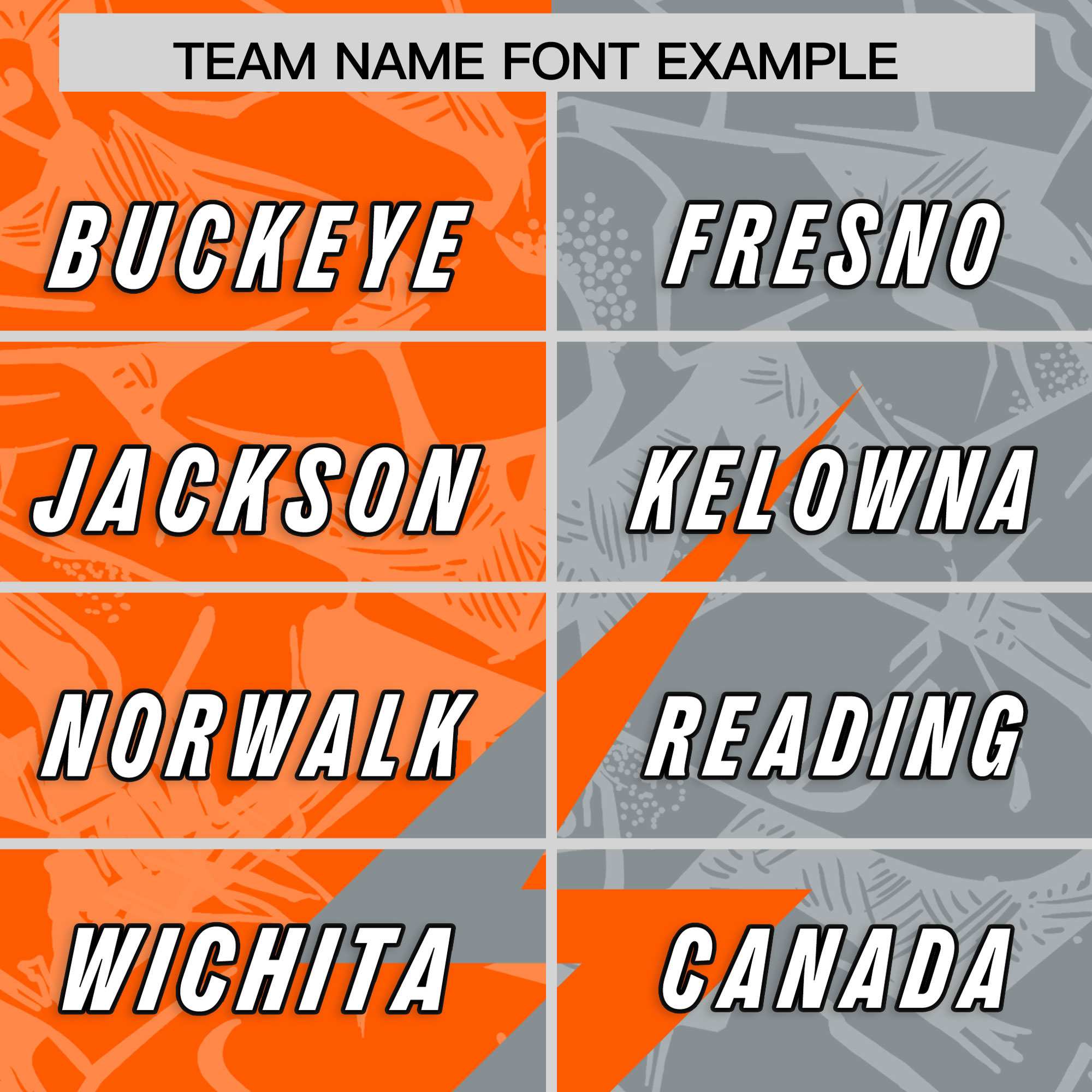 Custom Grey Orange Split Personalized Lightning Pattern American Football Jersey