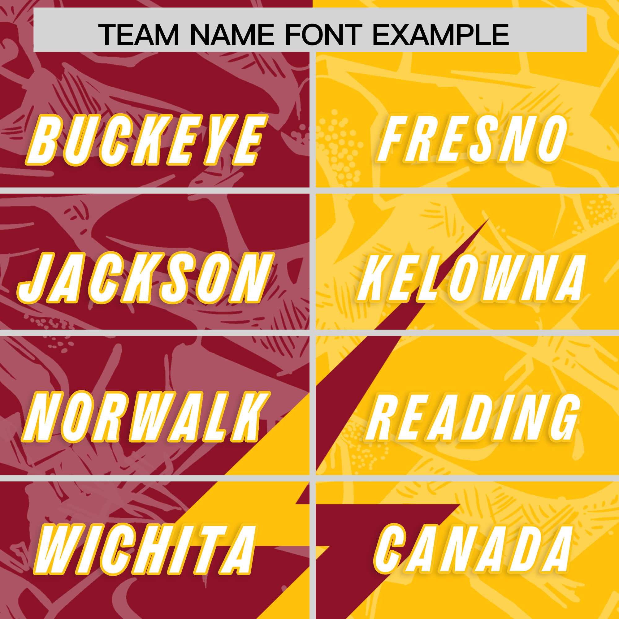 Custom Yellow Cardinal Split Personalized Lightning Pattern American Football Jersey