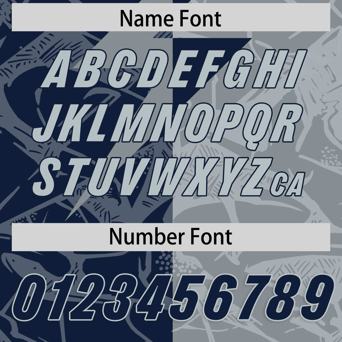 Custom Navy Gray Split Personalized Lightning Pattern American Football Jersey