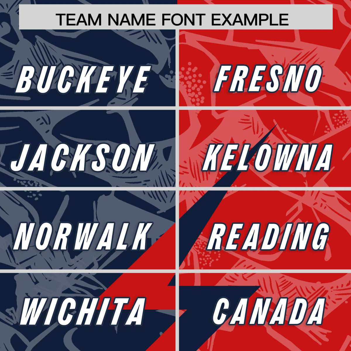 Custom Red Navy Split Personalized Lightning Pattern American Football Jersey