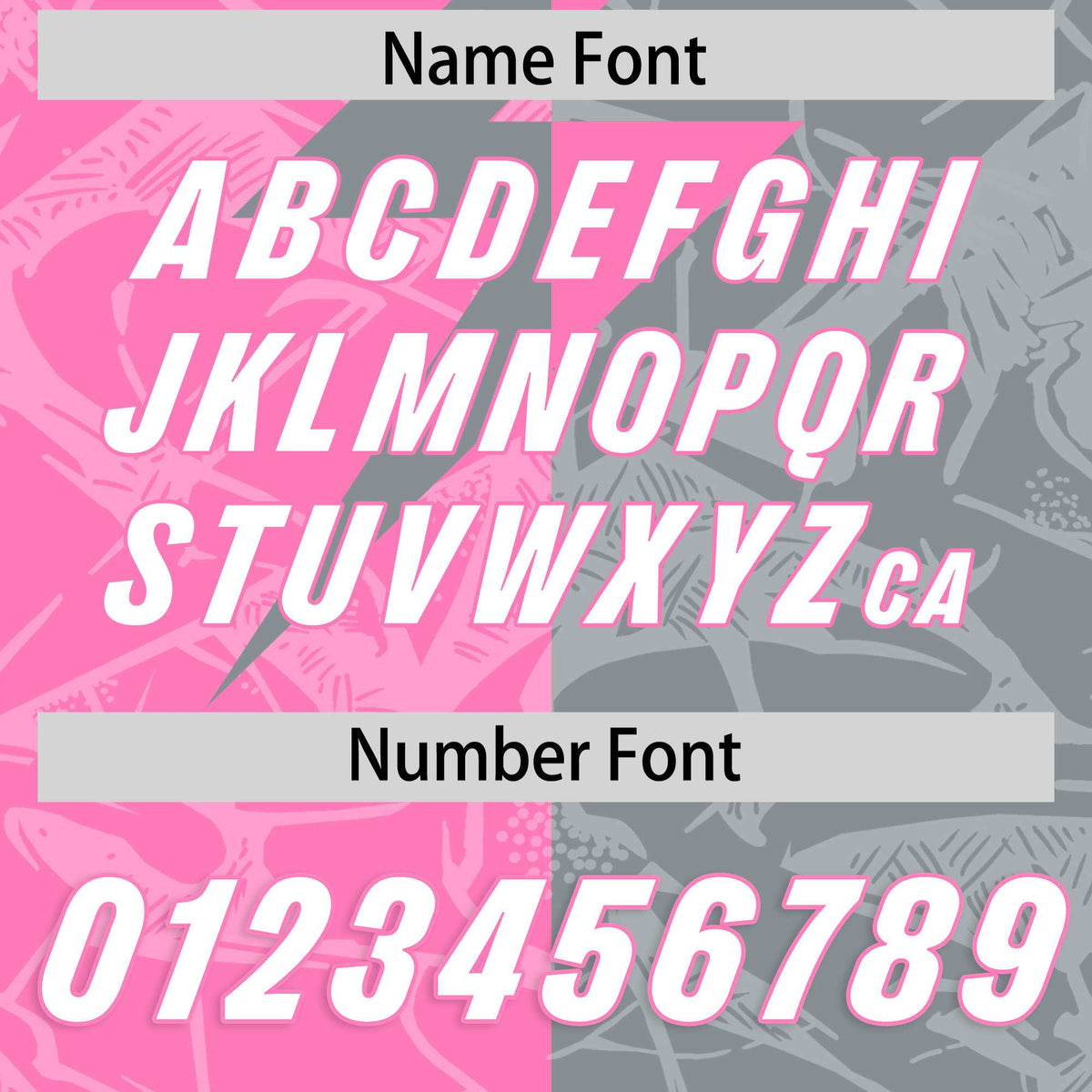 Custom Gray Pink Split Personalized Lightning Pattern American Football Jersey