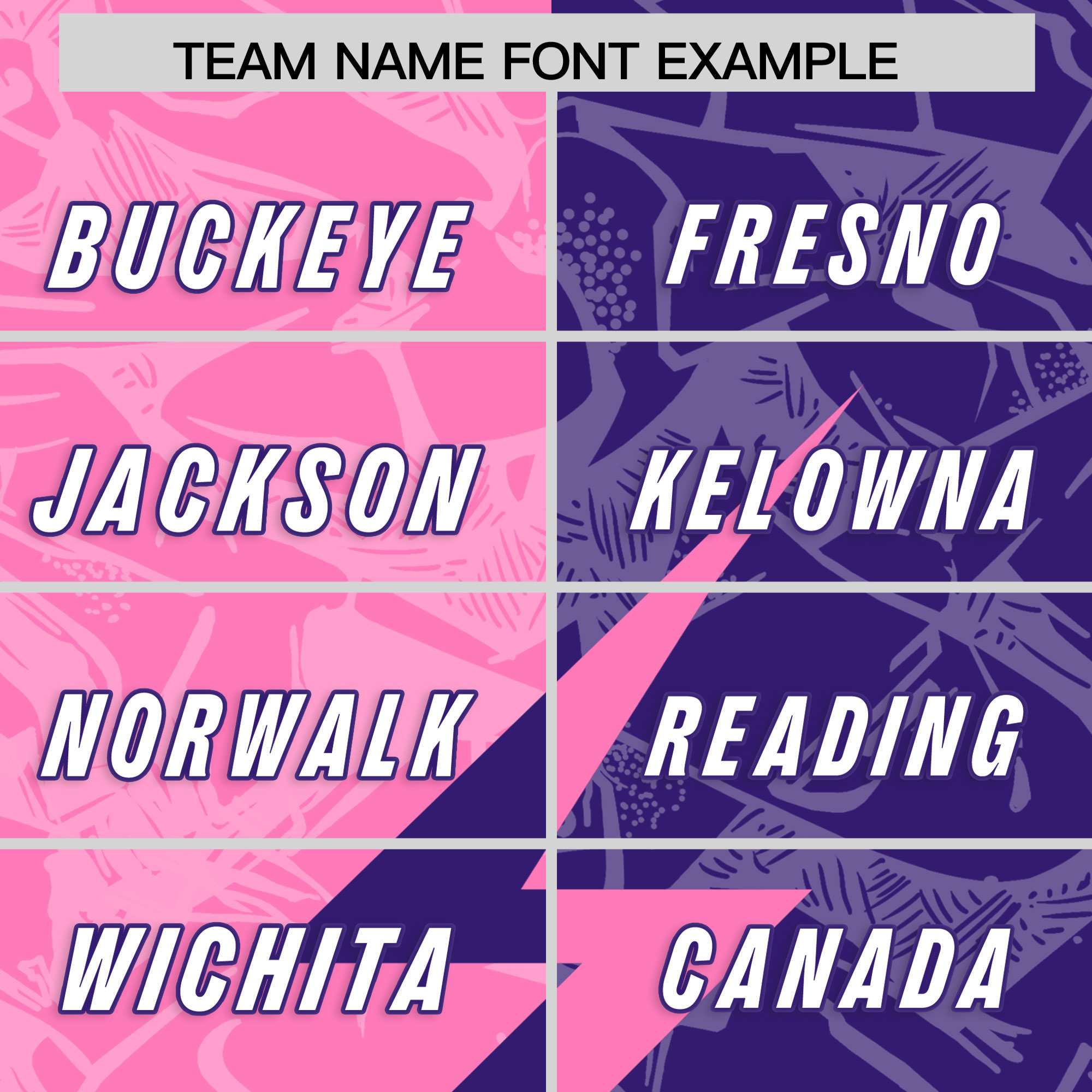 Custom Purple Pink Split Personalized Lightning Pattern American Football Jersey