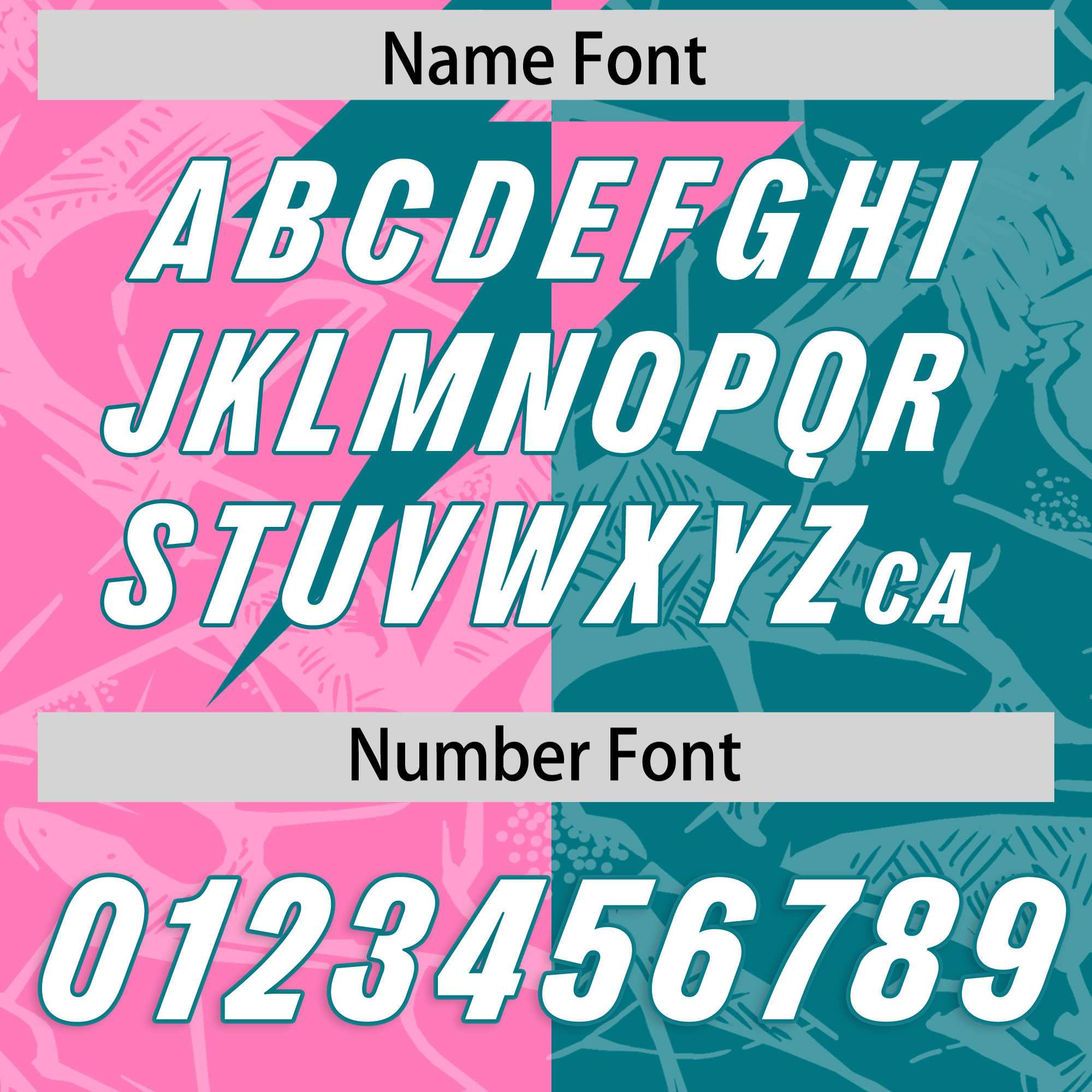 Custom Aqua Pink Split Personalized Lightning Pattern American Football Jersey