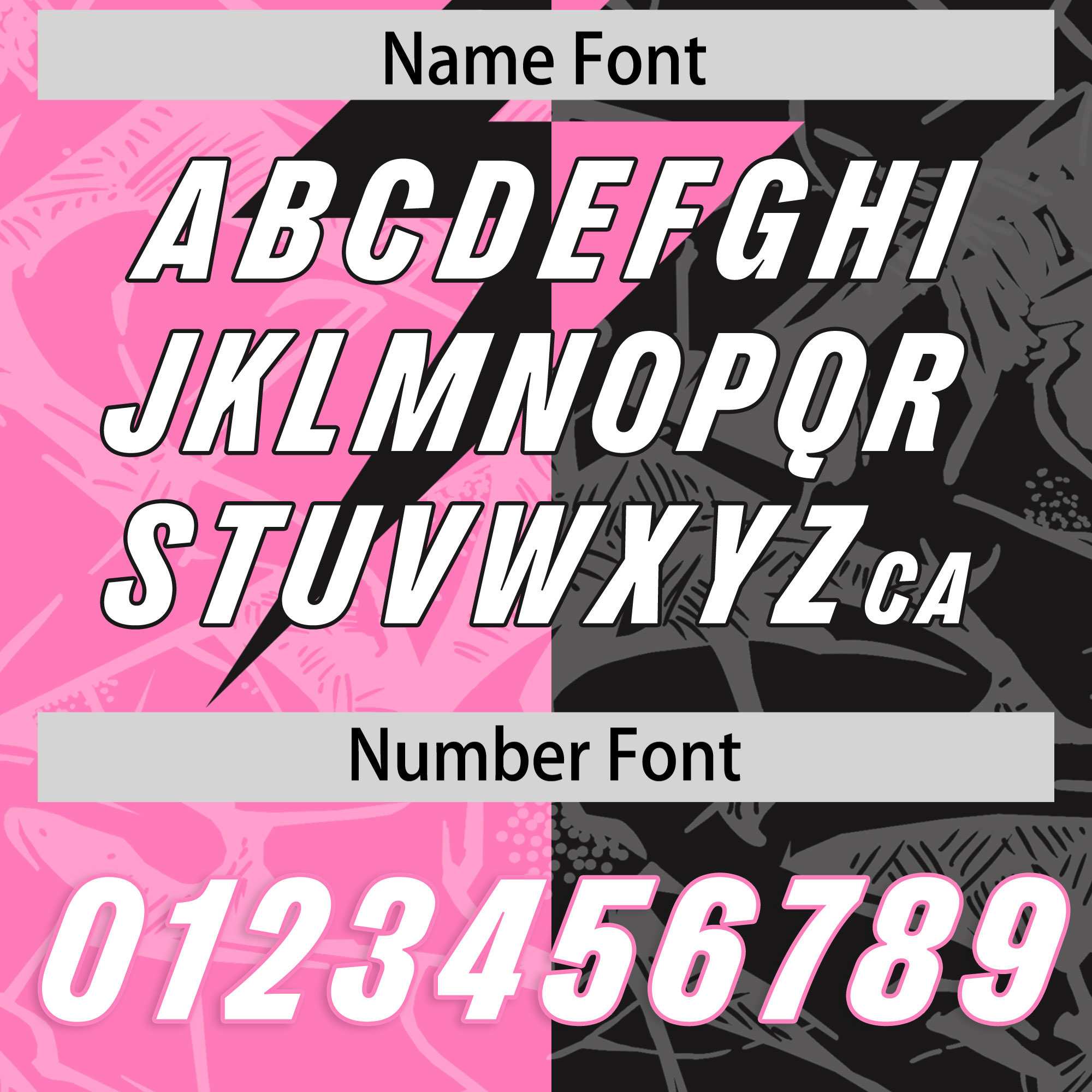 Custom Black Pink Split Personalized Lightning Pattern American Football Jersey