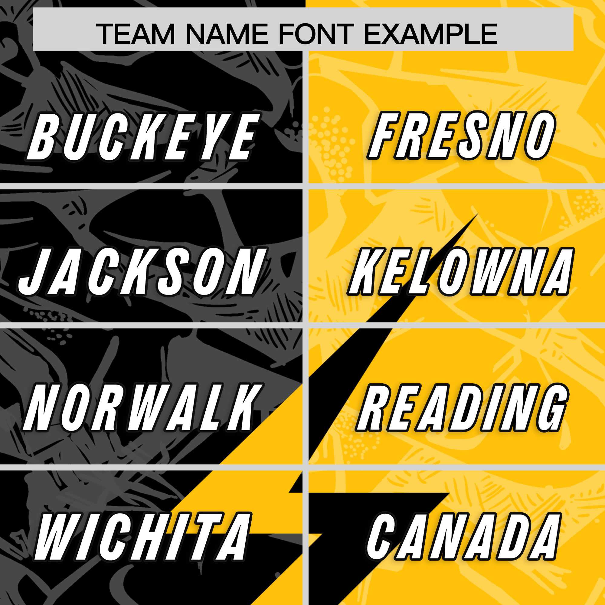 Custom Yellow Black Split Personalized Lightning Pattern American Football Jersey