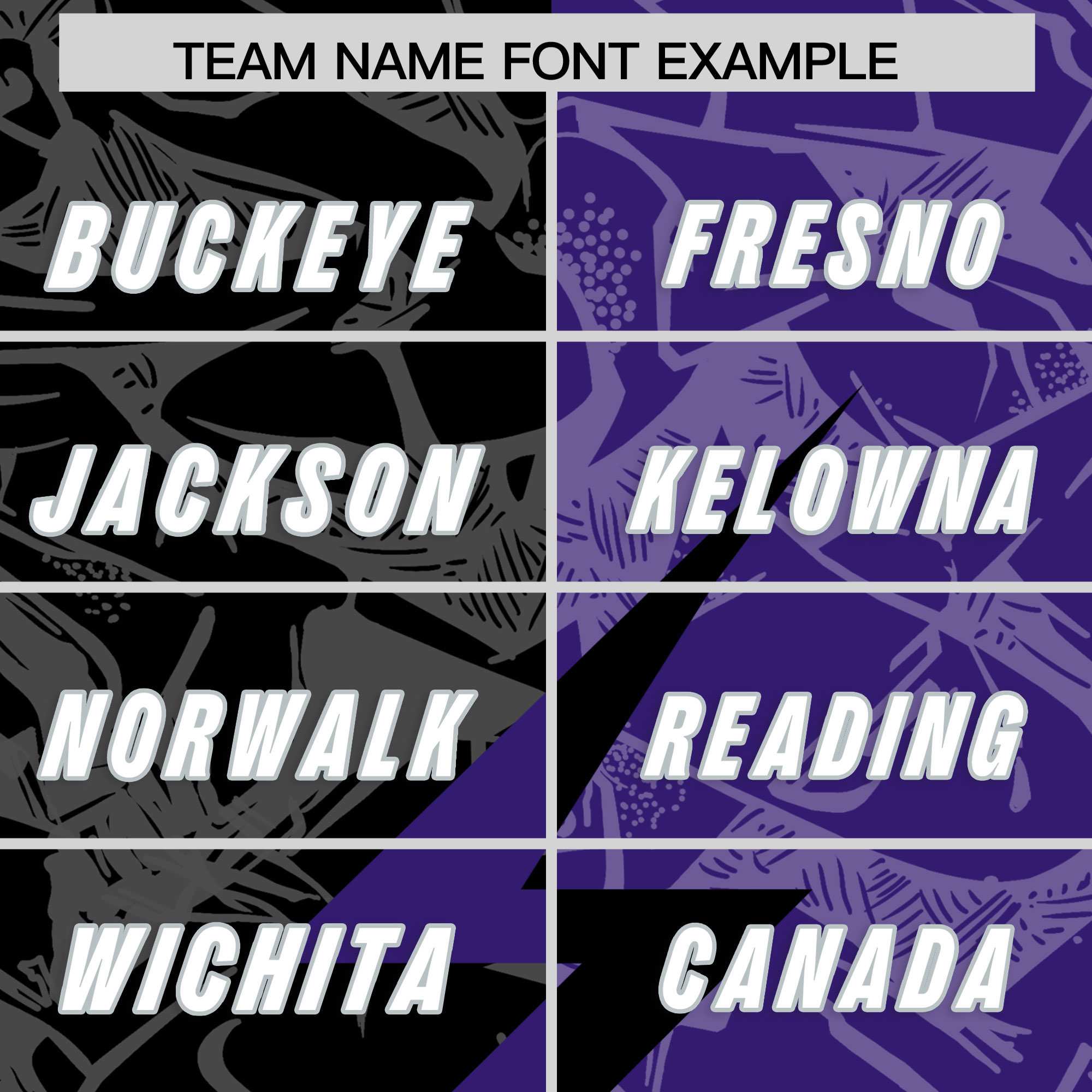 Custom Purple Black Split Personalized Lightning Pattern American Football Jersey