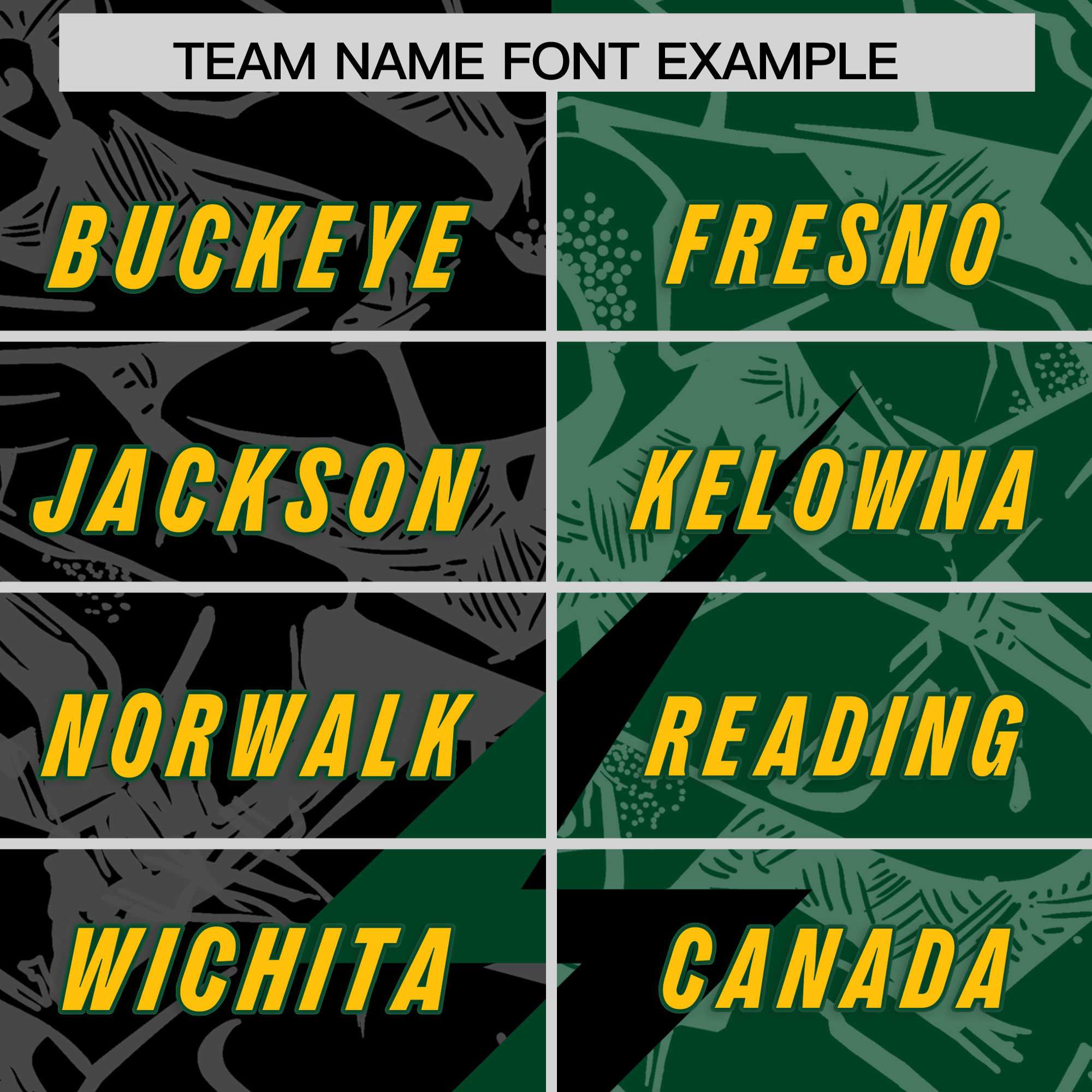 Custom Black Green Split Personalized Lightning Pattern American Football Jersey