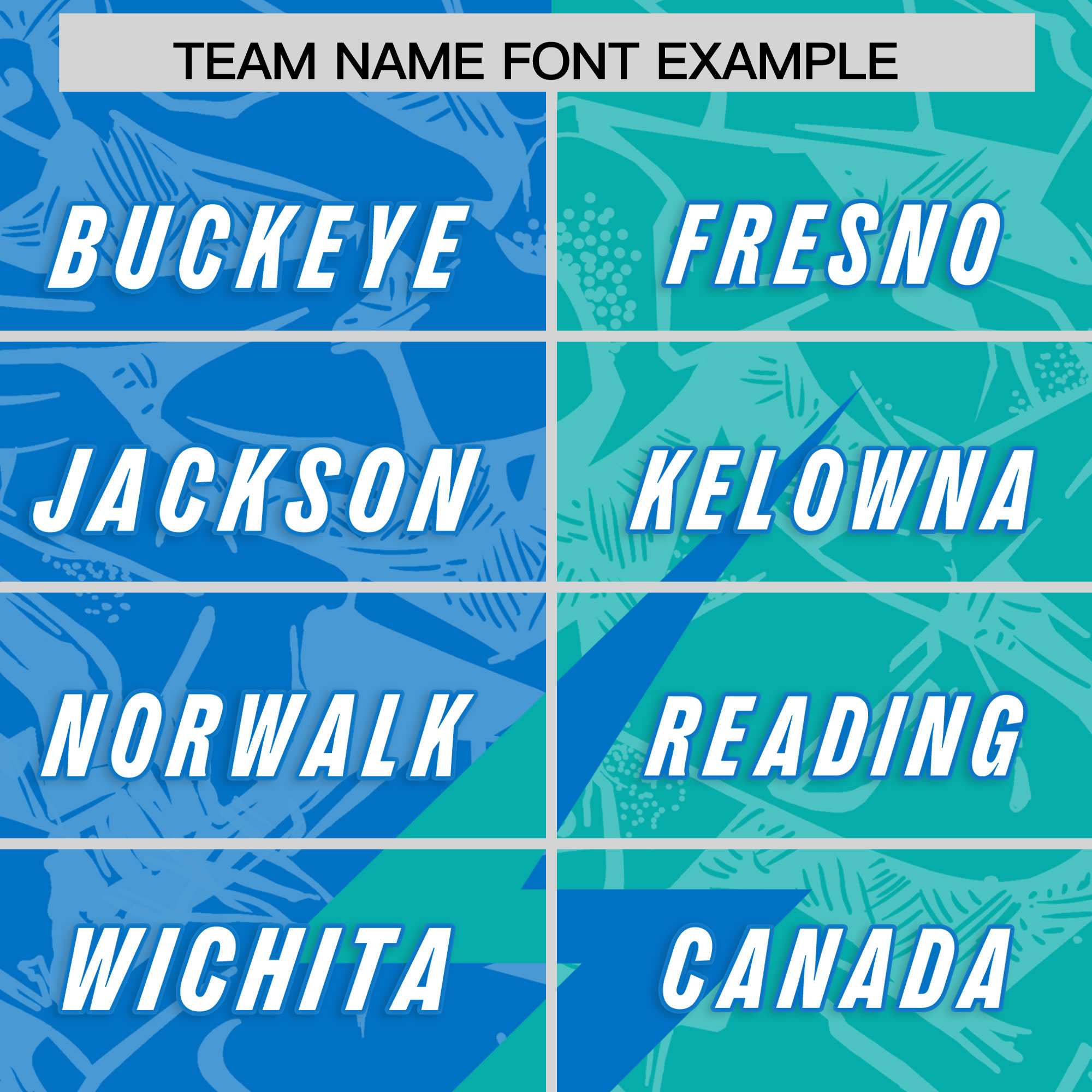 Custom Panther Blue Aqua Split Personalized Lightning Pattern American Football Jersey