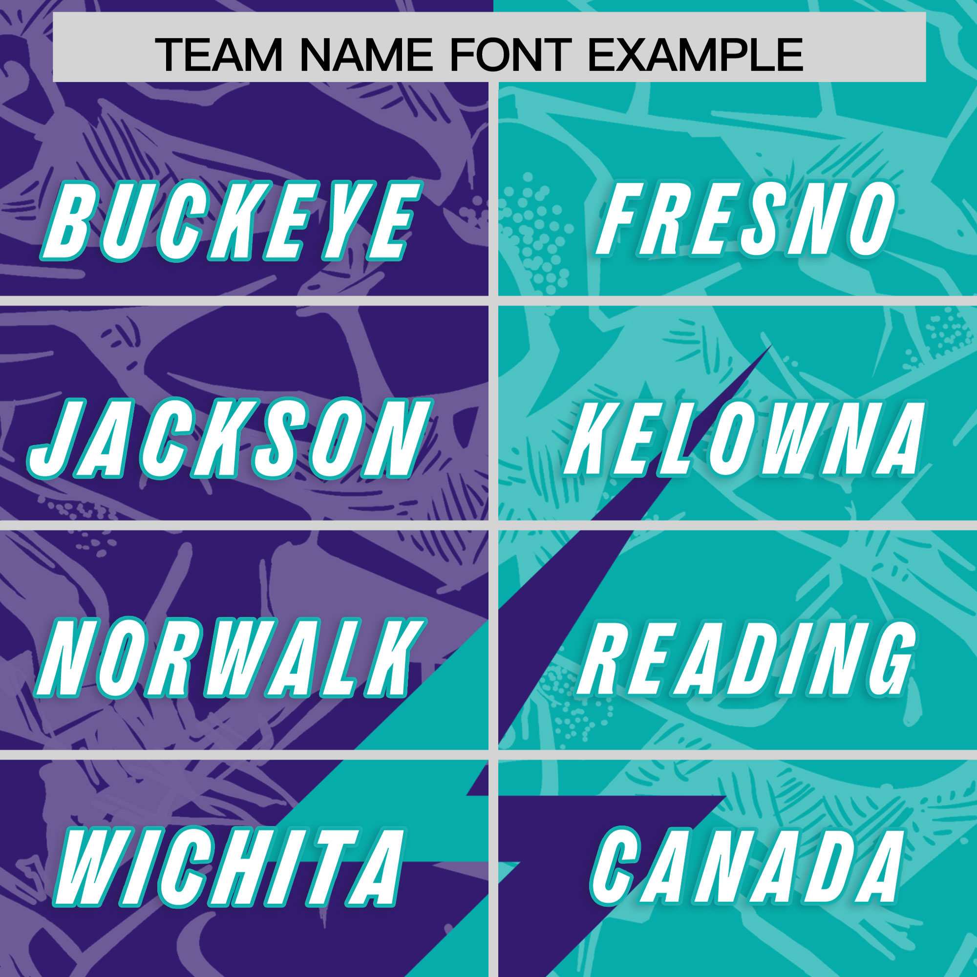 Custom Aqua Purple Split Personalized Lightning Pattern American Football Jersey