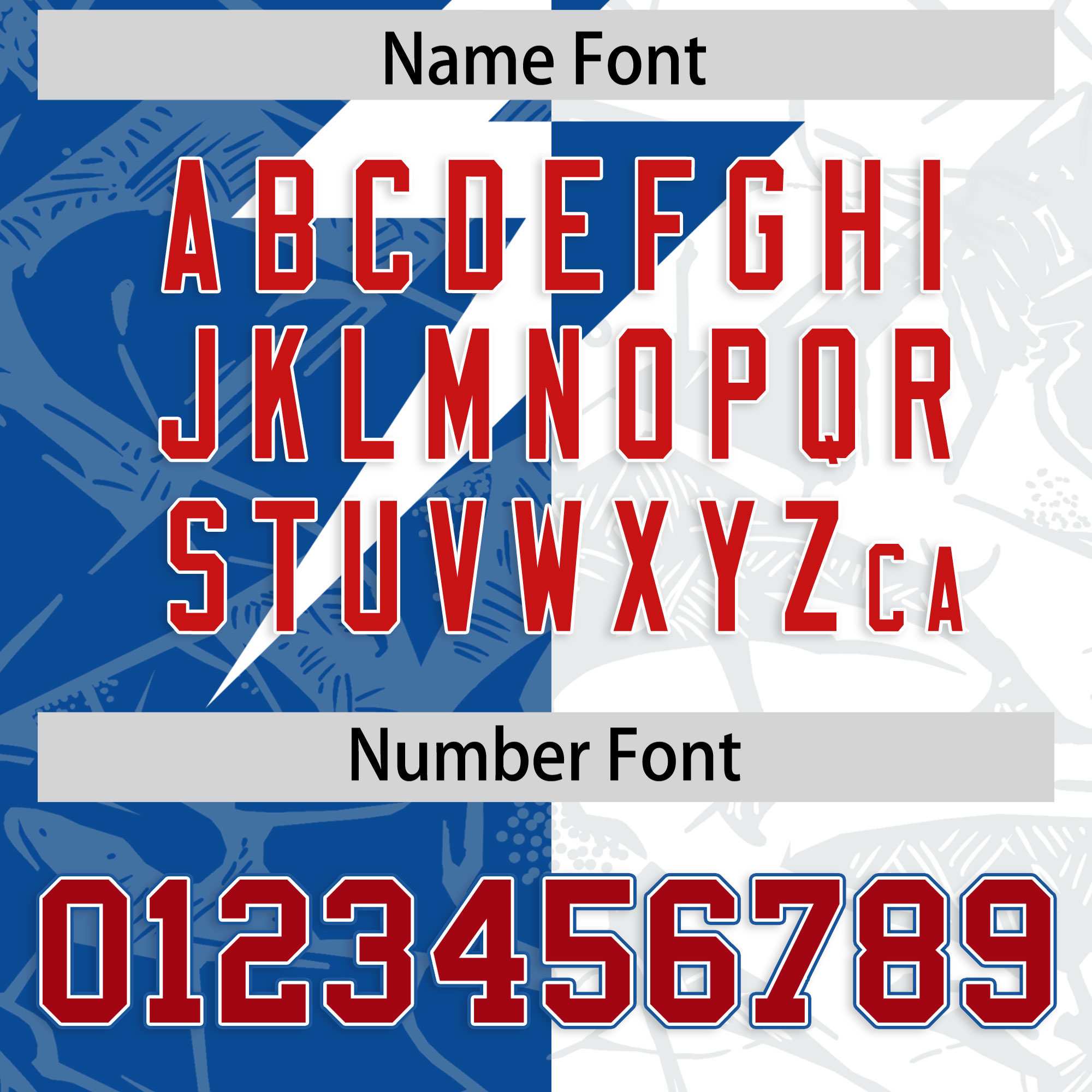 Custom White Royal Split Personalized Lightning Pattern American Football Jersey