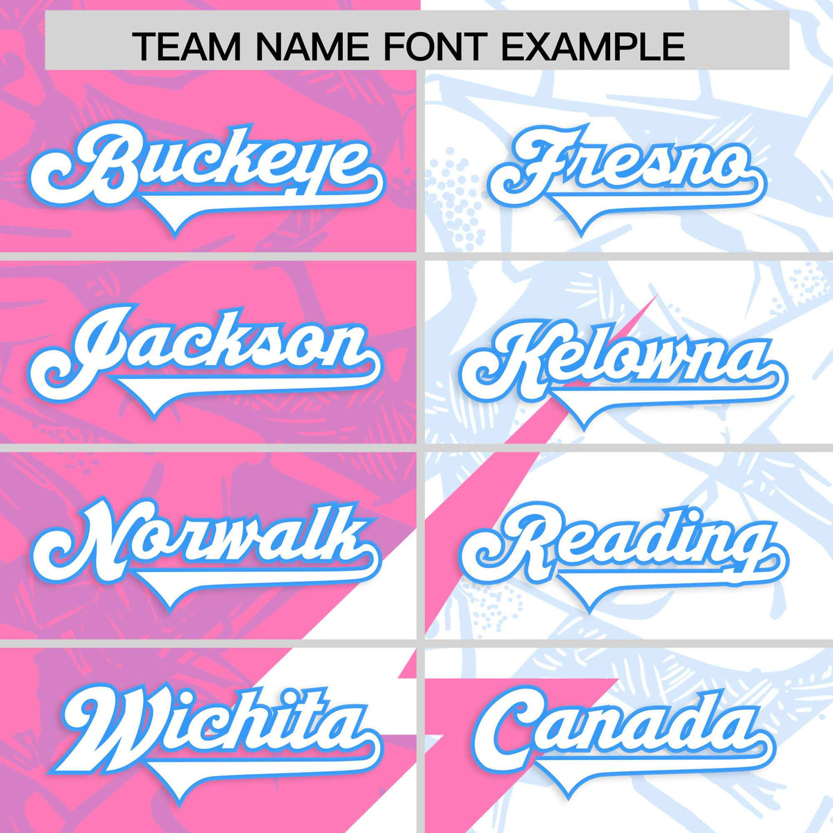 Custom White Pink Split Personalized Lightning Pattern American Football Jersey