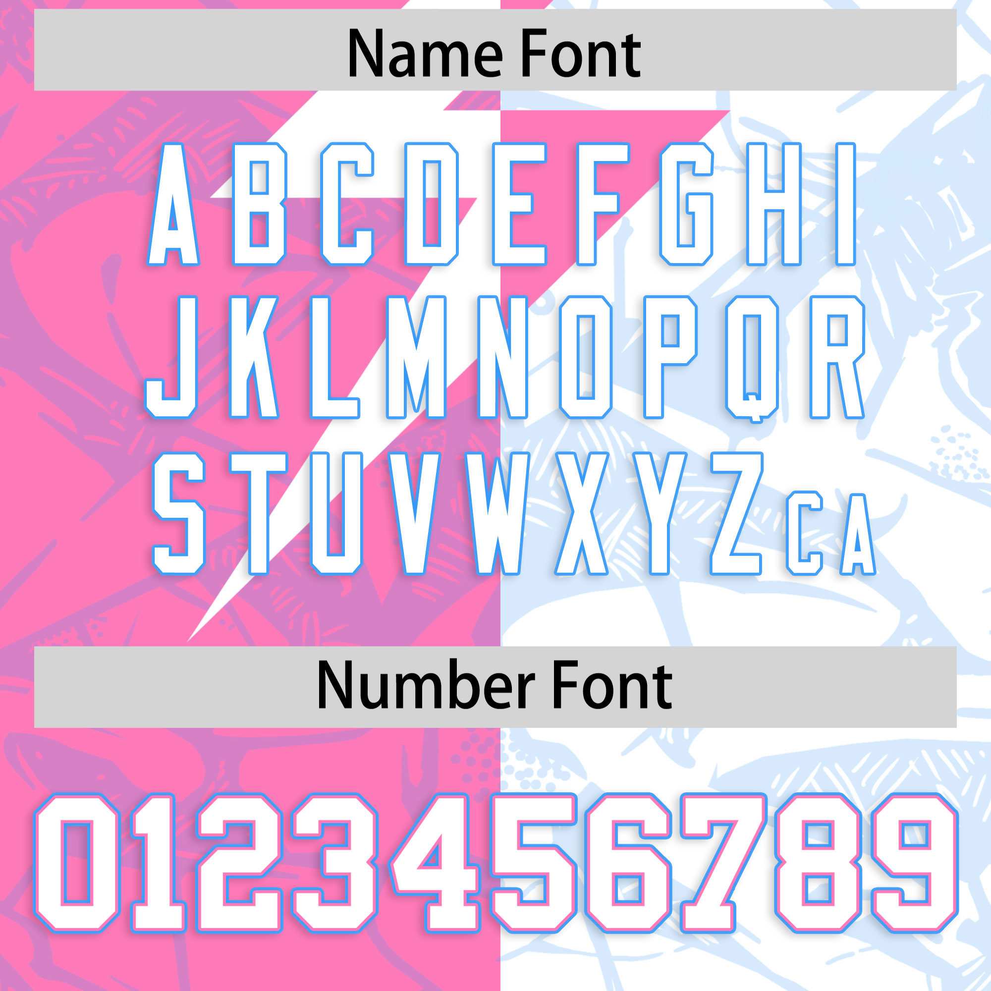 Custom White Pink Split Personalized Lightning Pattern American Football Jersey