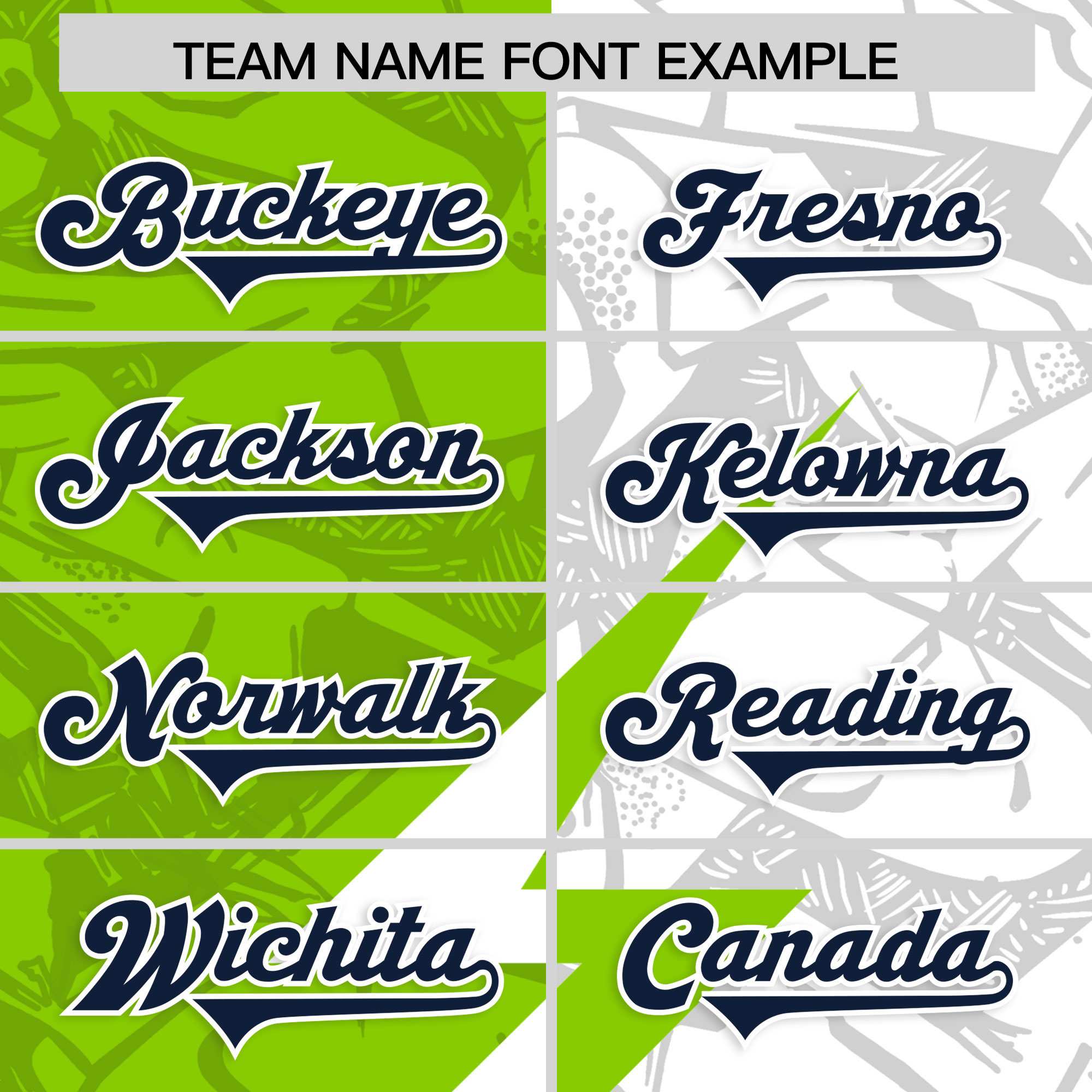 Custom Neon Green White Split Personalized Lightning Pattern American Football Jersey