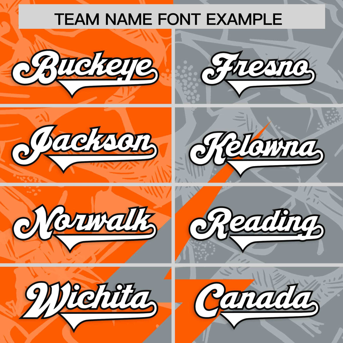 Custom Grey Orange Split Personalized Lightning Pattern American Football Jersey