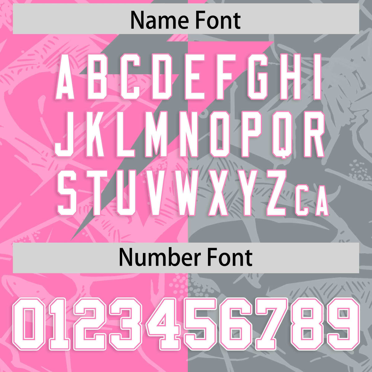 Custom Gray Pink Split Personalized Lightning Pattern American Football Jersey