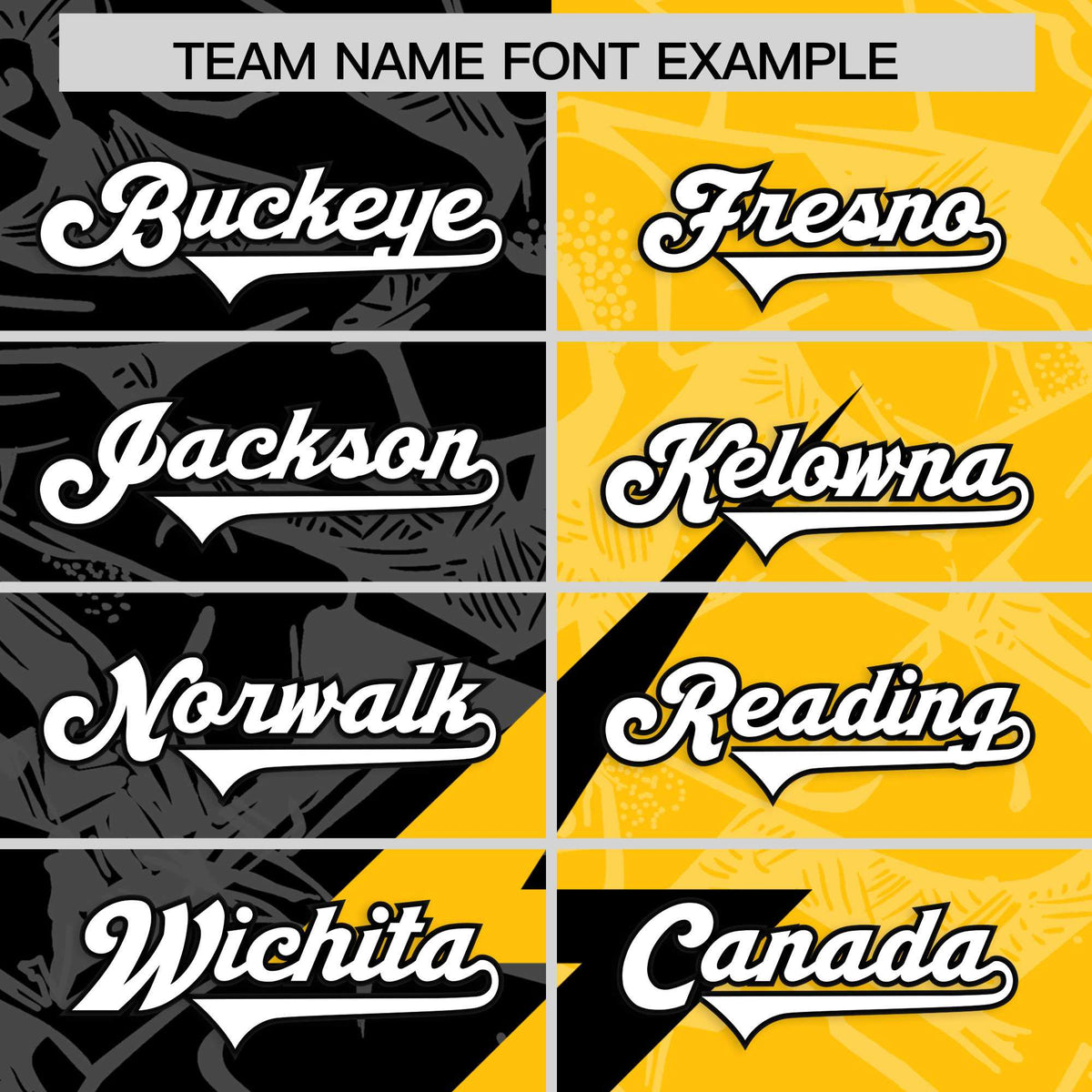 Custom Yellow Black Split Personalized Lightning Pattern American Football Jersey