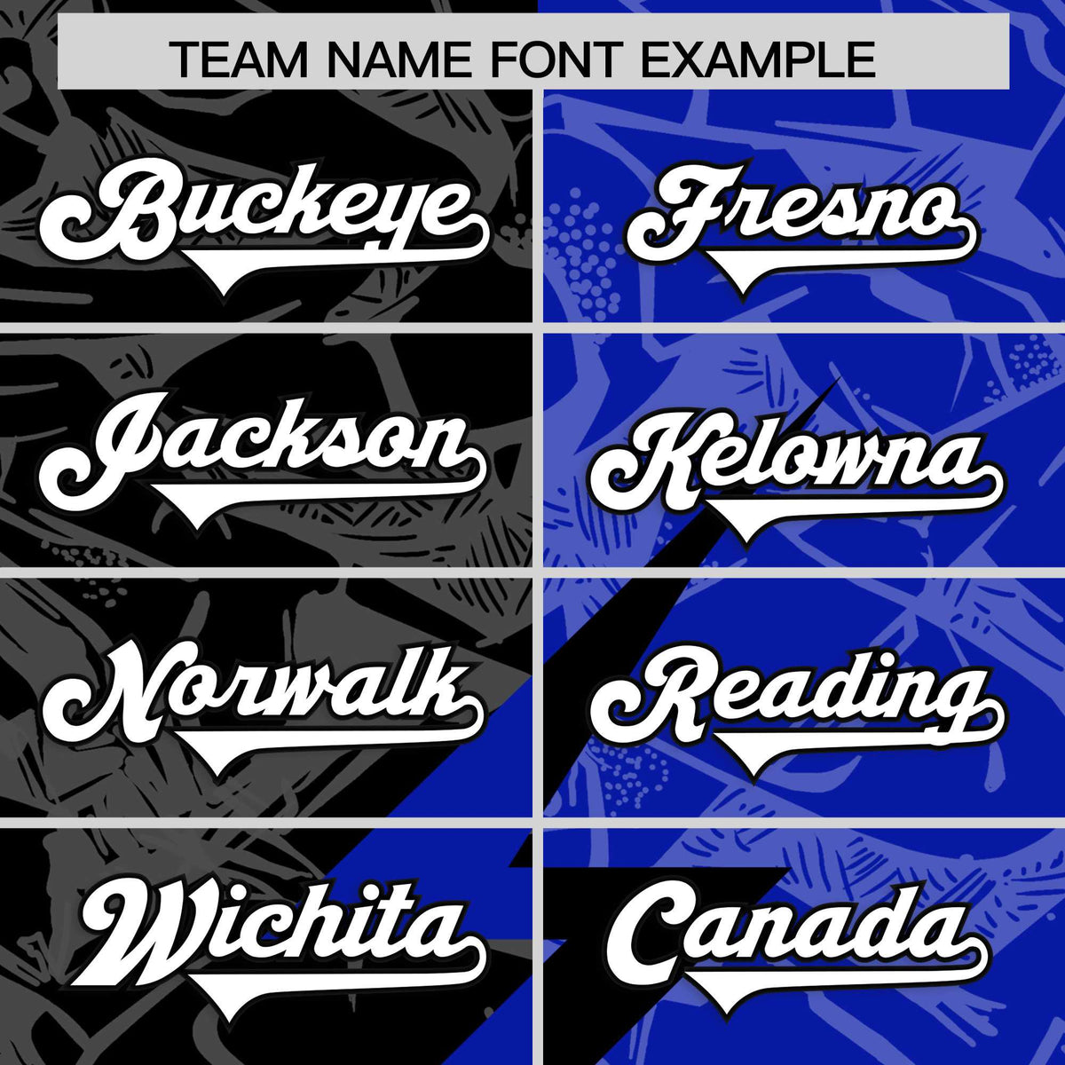 Custom Royal Black Split Personalized Lightning Pattern American Football Jersey