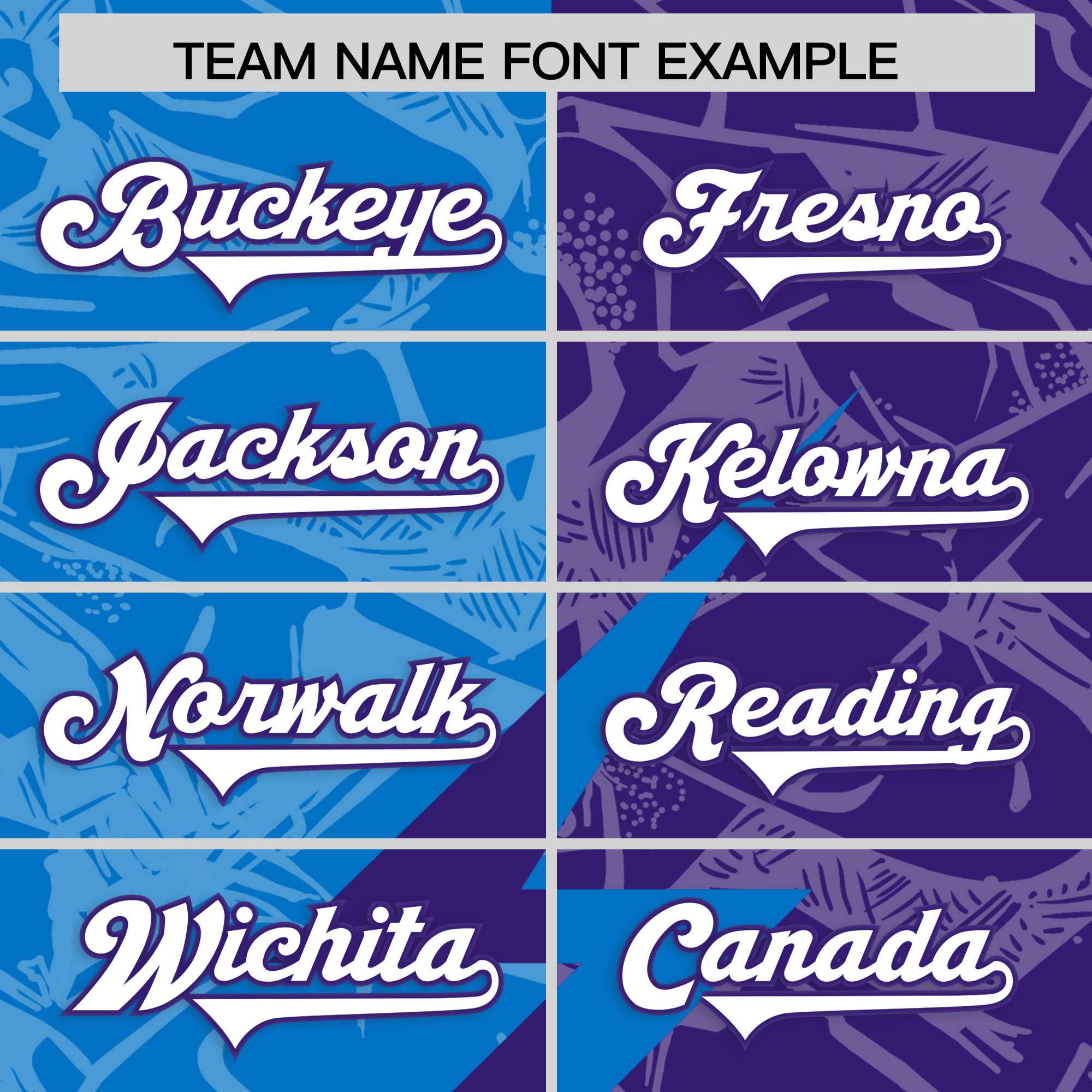 Custom Panther Blue Purple Split Personalized Lightning Pattern American Football Jersey