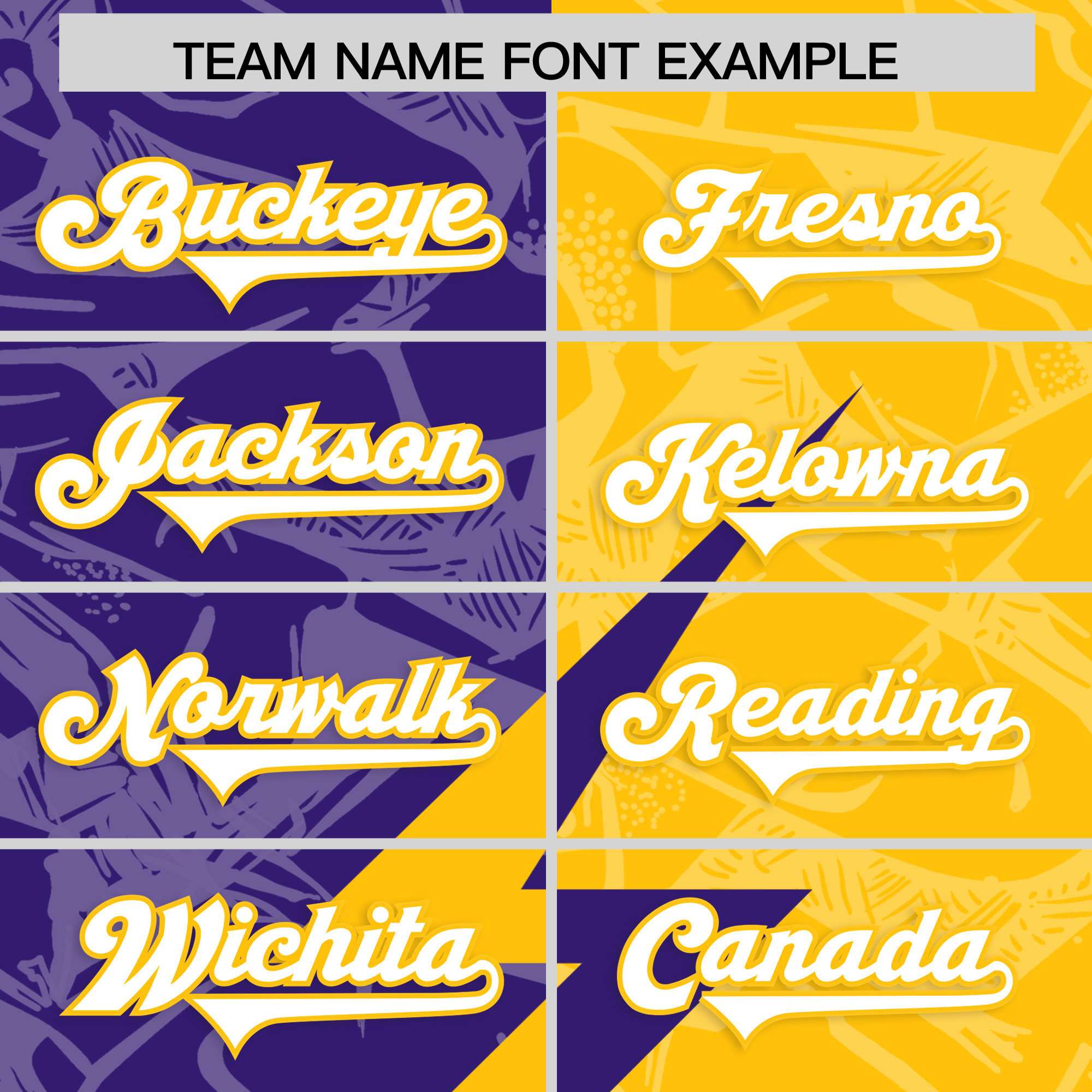 Custom Yellow Purple Split Personalized Lightning Pattern American Football Jersey