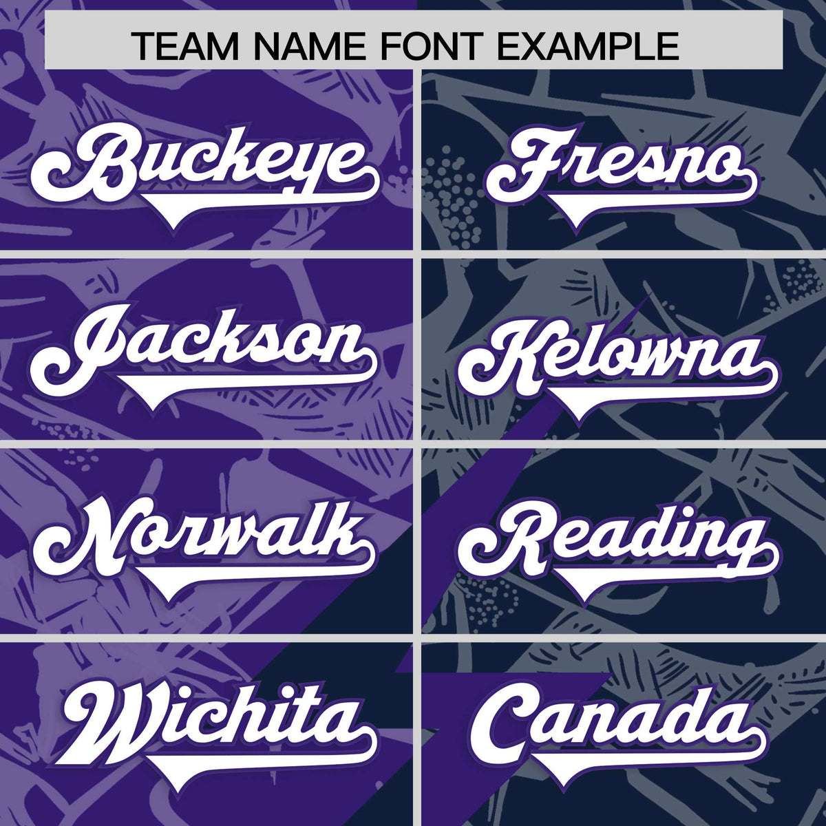 Custom Navy Purple Split Personalized Lightning Pattern American Football Jersey