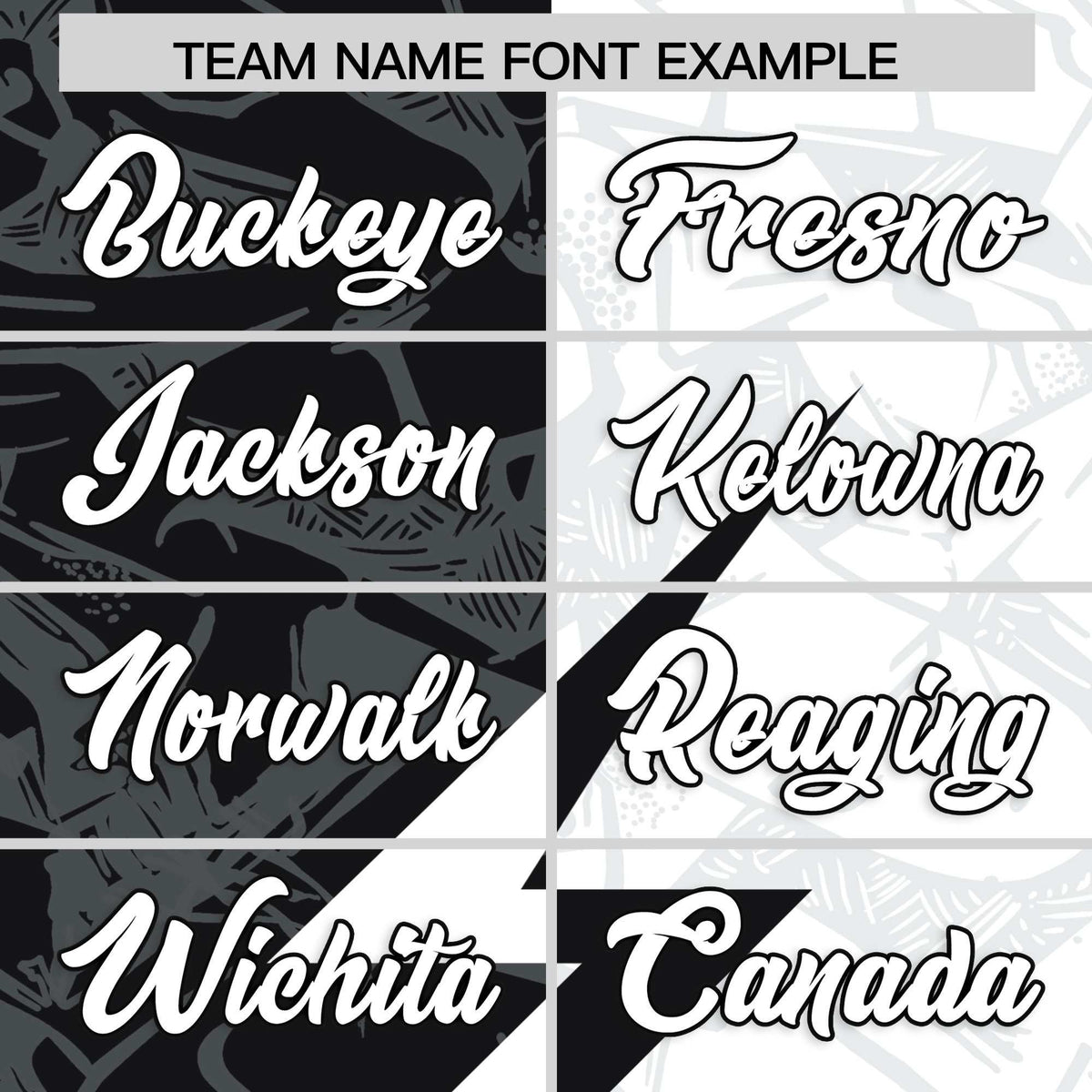 Custom White Black Split Personalized Lightning Pattern American Football Jersey