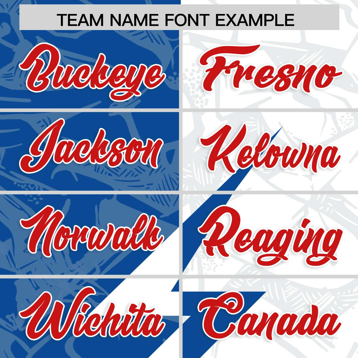 Custom White Royal Split Personalized Lightning Pattern American Football Jersey