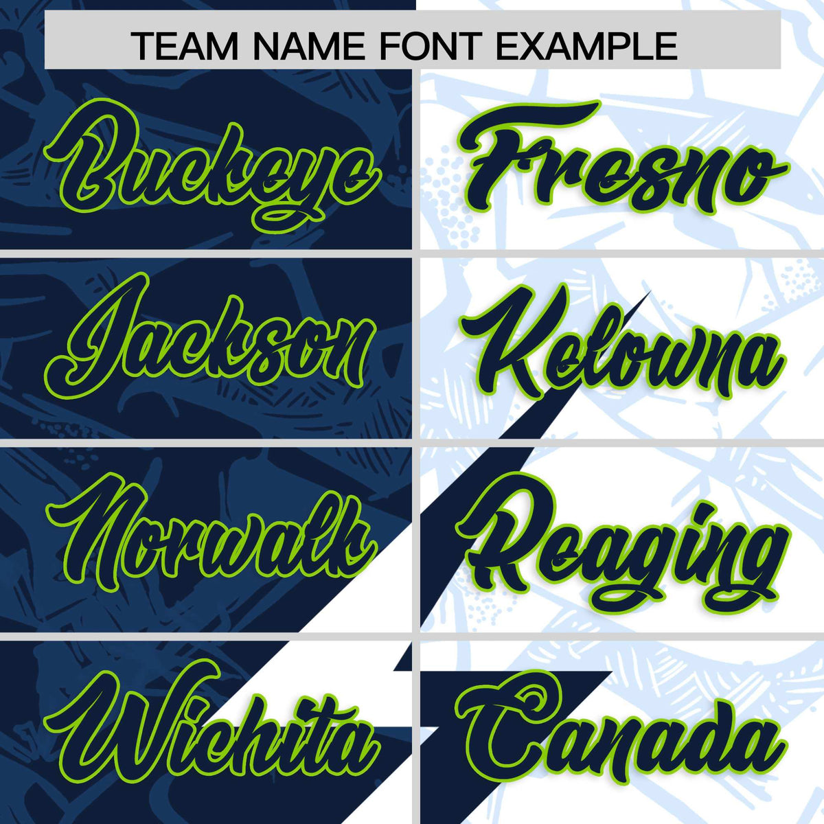 Custom White Navy Split Personalized Lightning Pattern American Football Jersey