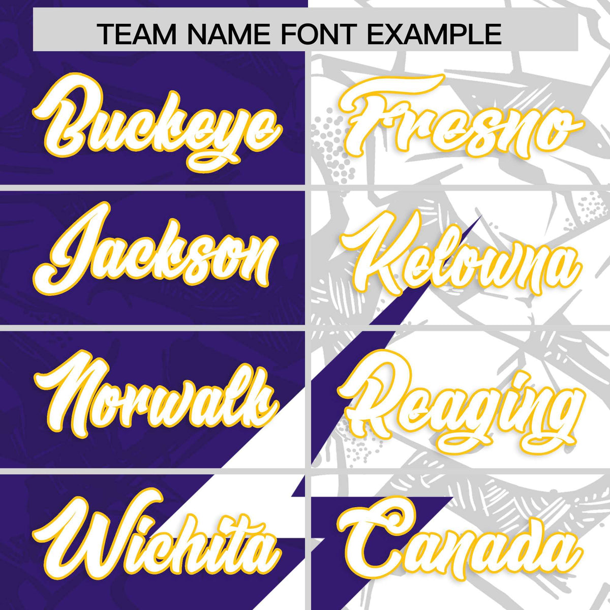 Custom Purple White Split Personalized Lightning Pattern American Football Jersey