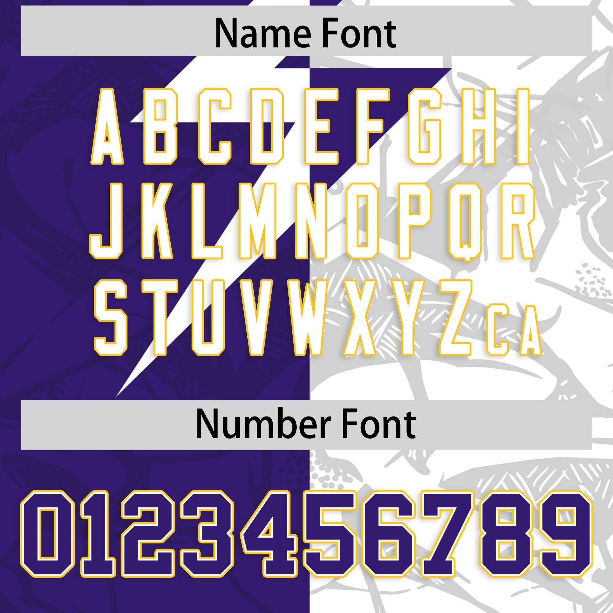 Custom Purple White Split Personalized Lightning Pattern American Football Jersey