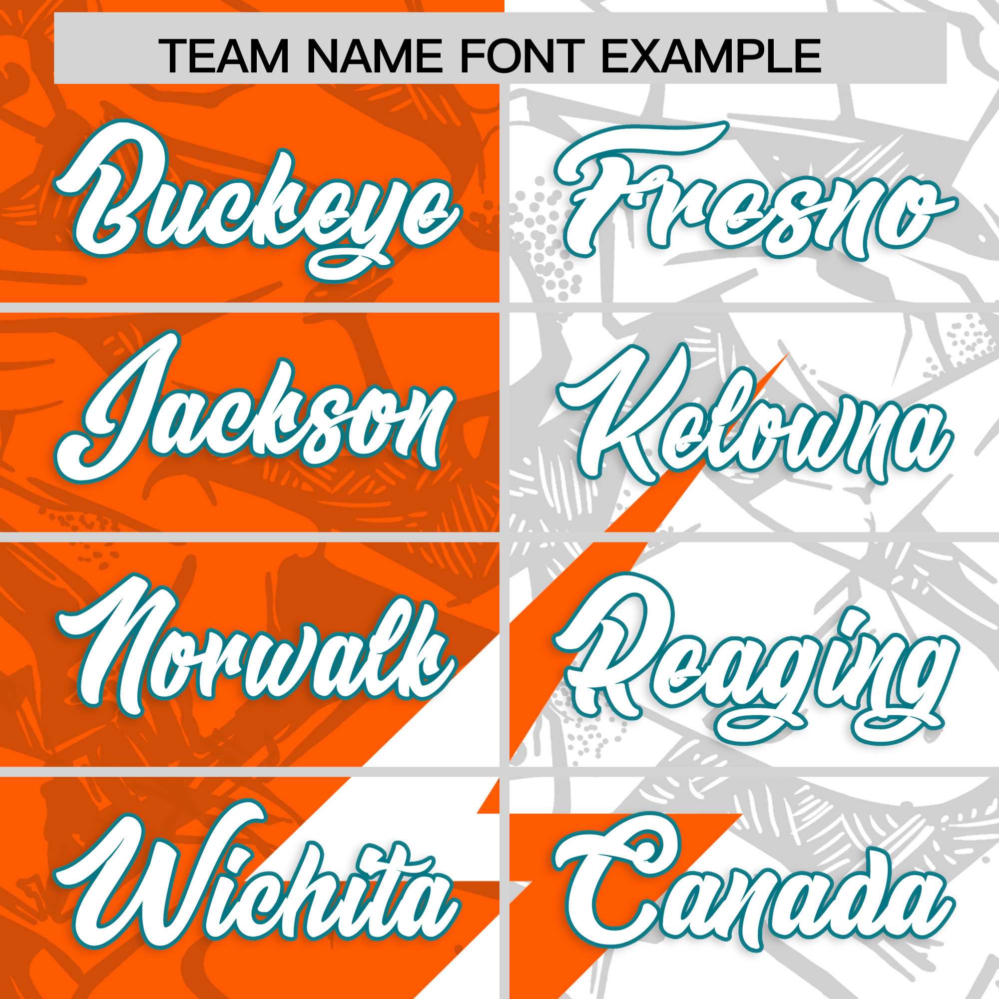 Custom Orange White Split Personalized Lightning Pattern American Football Jersey