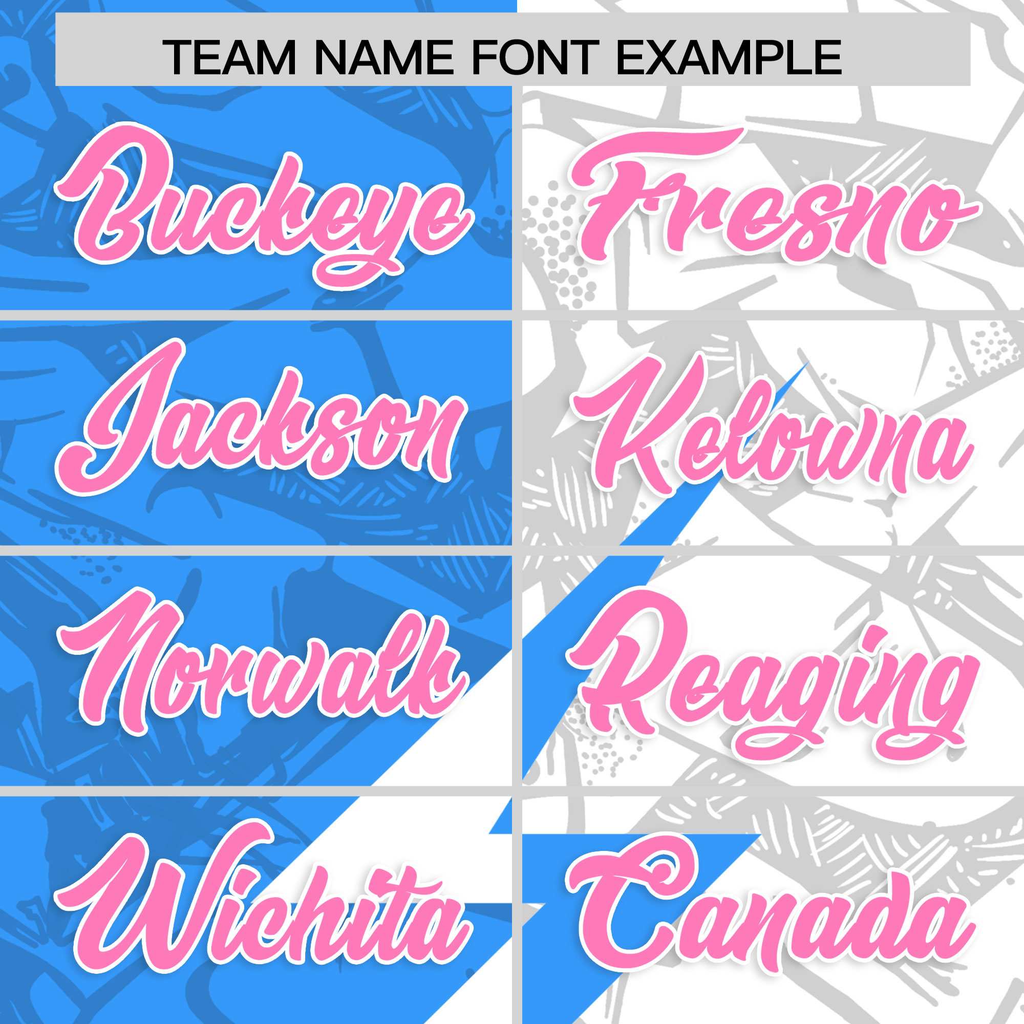 Custom Light Blue White Split Personalized Lightning Pattern American Football Jersey