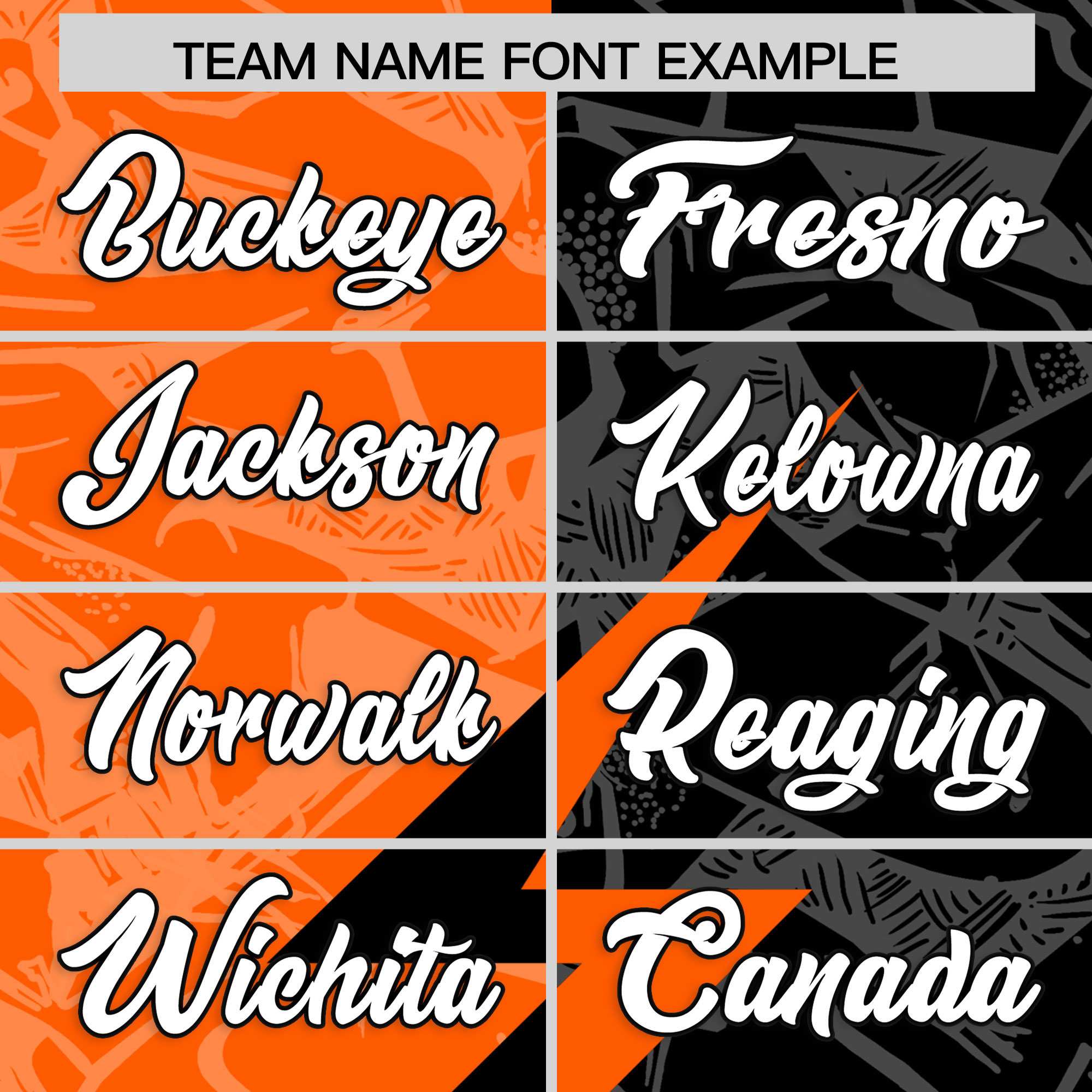 Custom Black Orange Split Personalized Lightning Pattern American Football Jersey