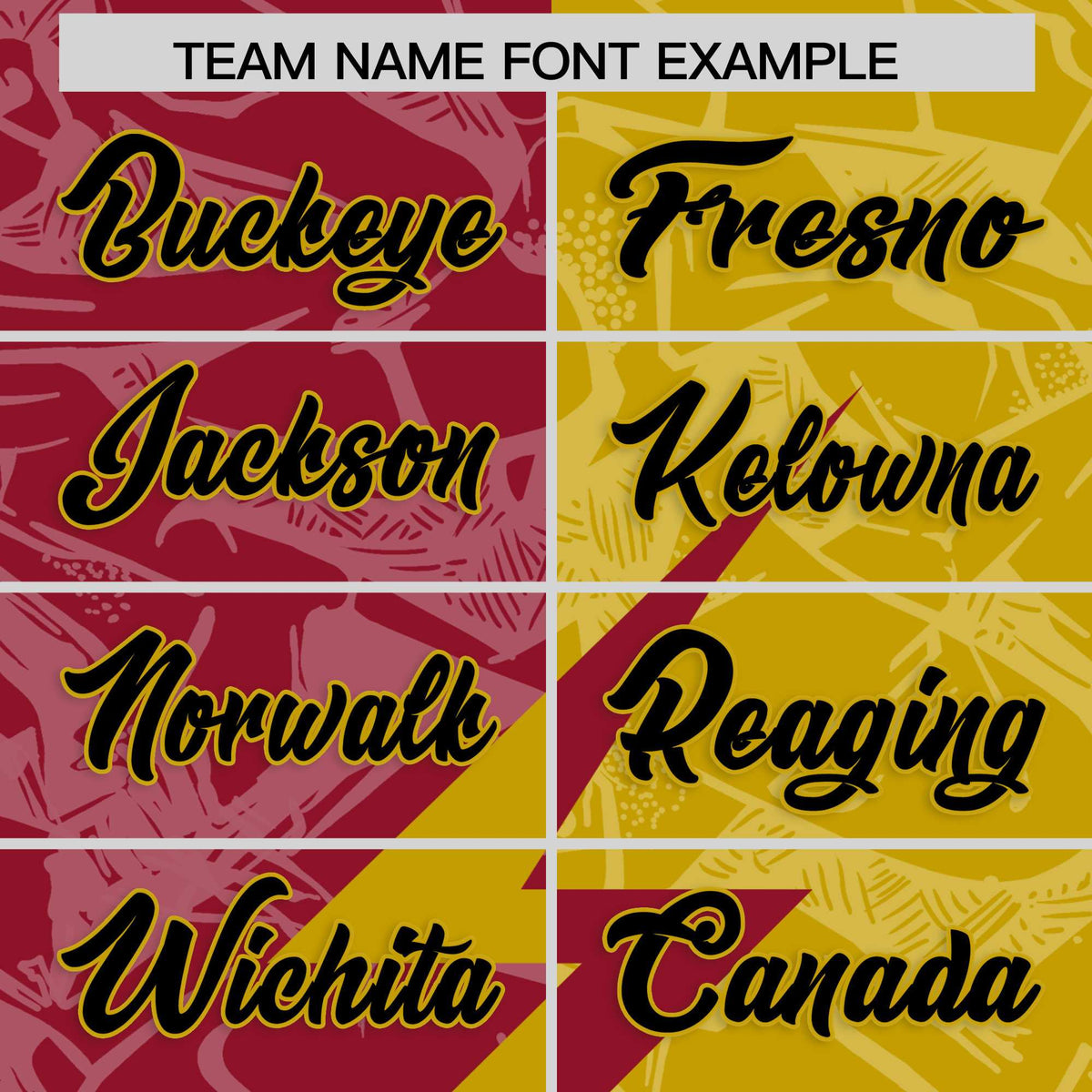 Custom Old Gold Cardinal Split Personalized Lightning Pattern American Football Jersey