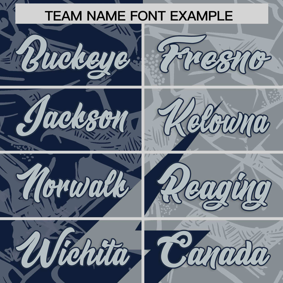 Custom Navy Gray Split Personalized Lightning Pattern American Football Jersey