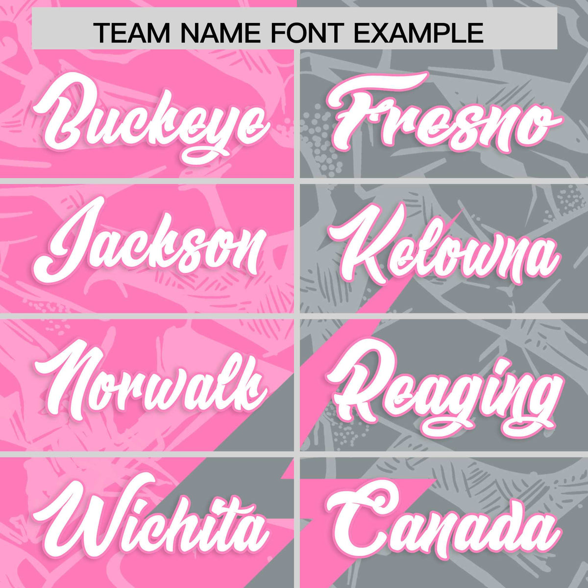 Custom Gray Pink Split Personalized Lightning Pattern American Football Jersey