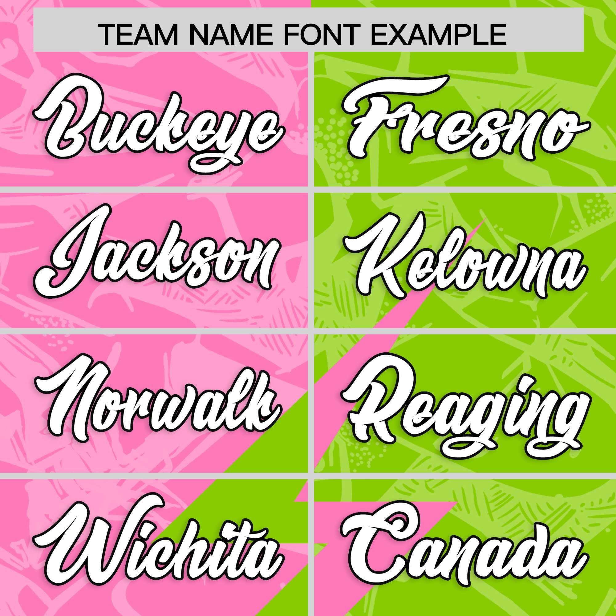 Custom Neon Green Pink Split Personalized Lightning Pattern American Football Jersey