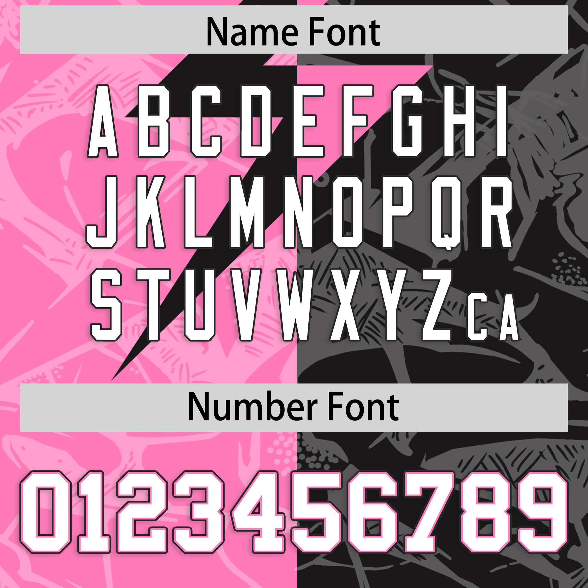 Custom Black Pink Split Personalized Lightning Pattern American Football Jersey