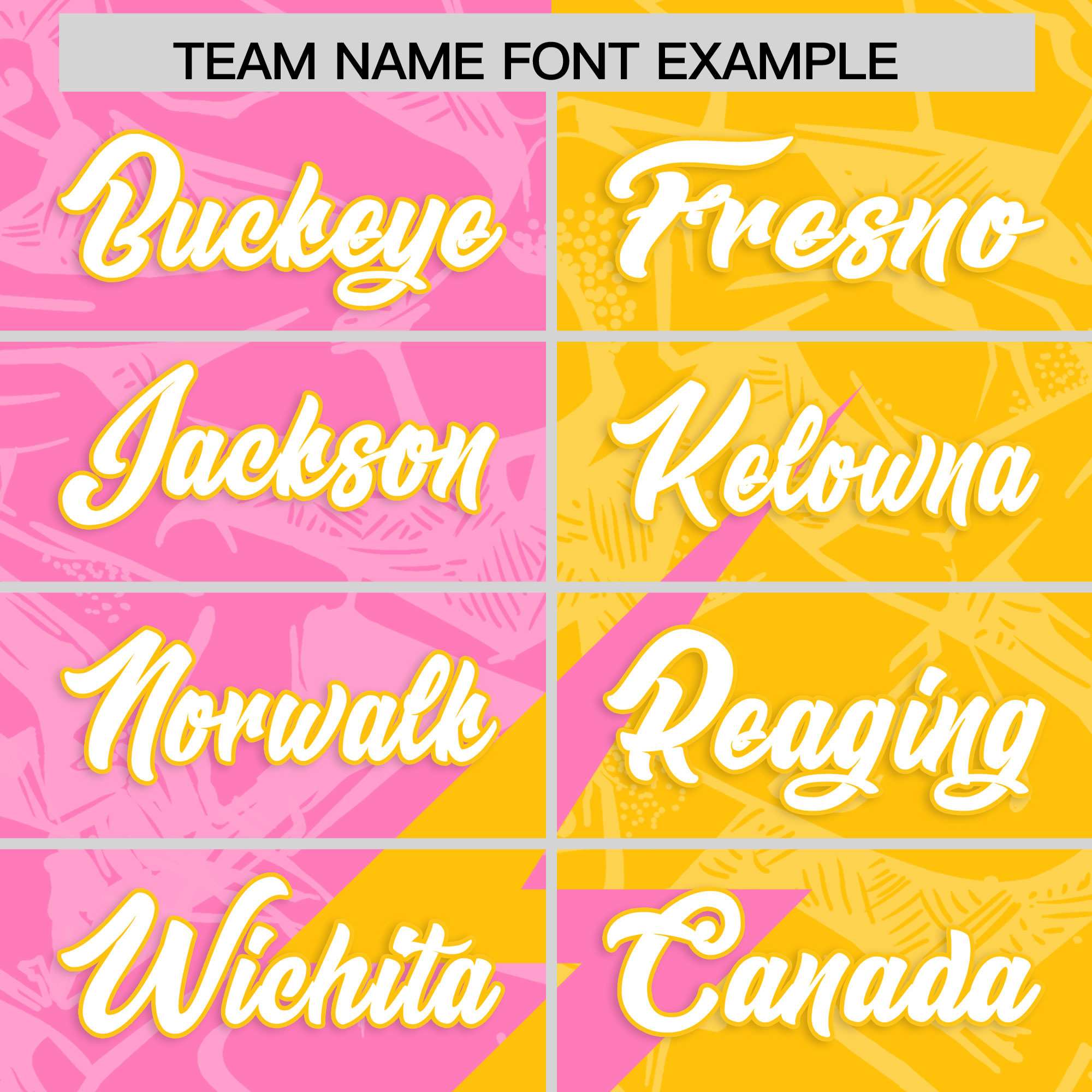 Custom Yellow Pink Split Personalized Lightning Pattern American Football Jersey