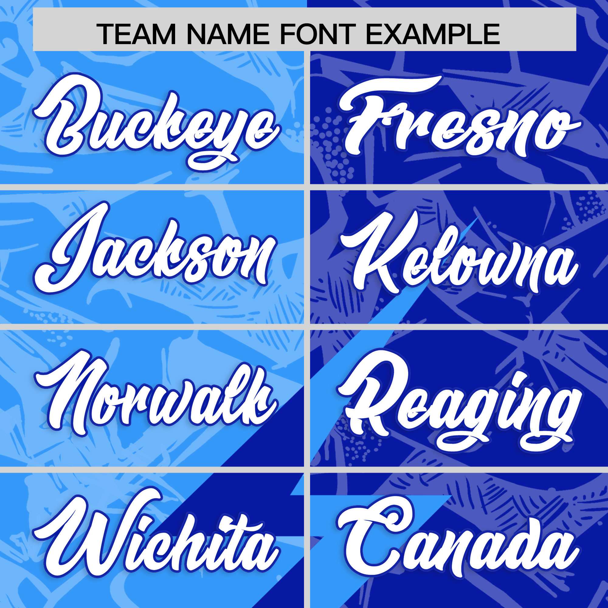 Custom Royal Light Blue Split Personalized Lightning Pattern American Football Jersey