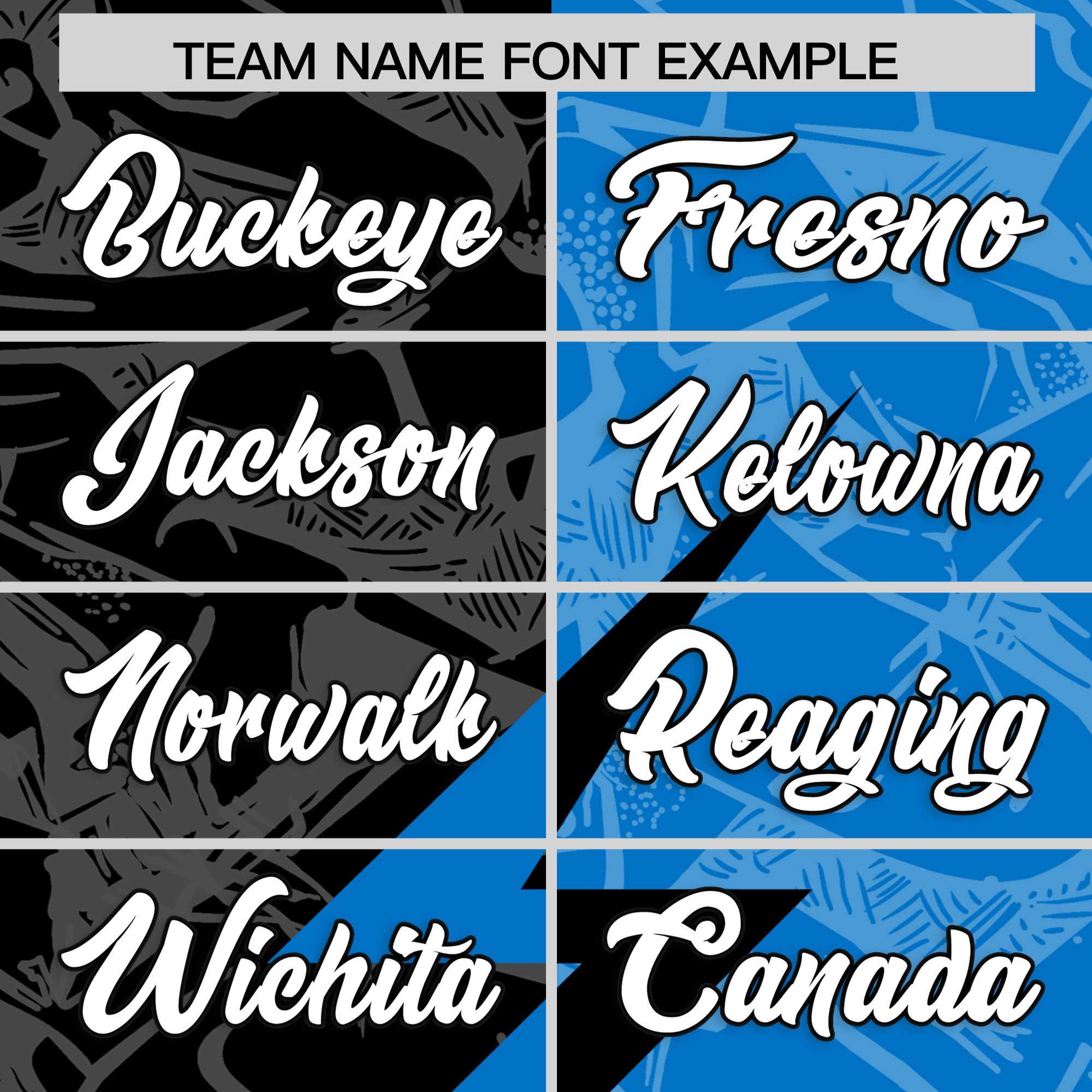 Custom Panther Blue Black Split Personalized Lightning Pattern American Football Jersey