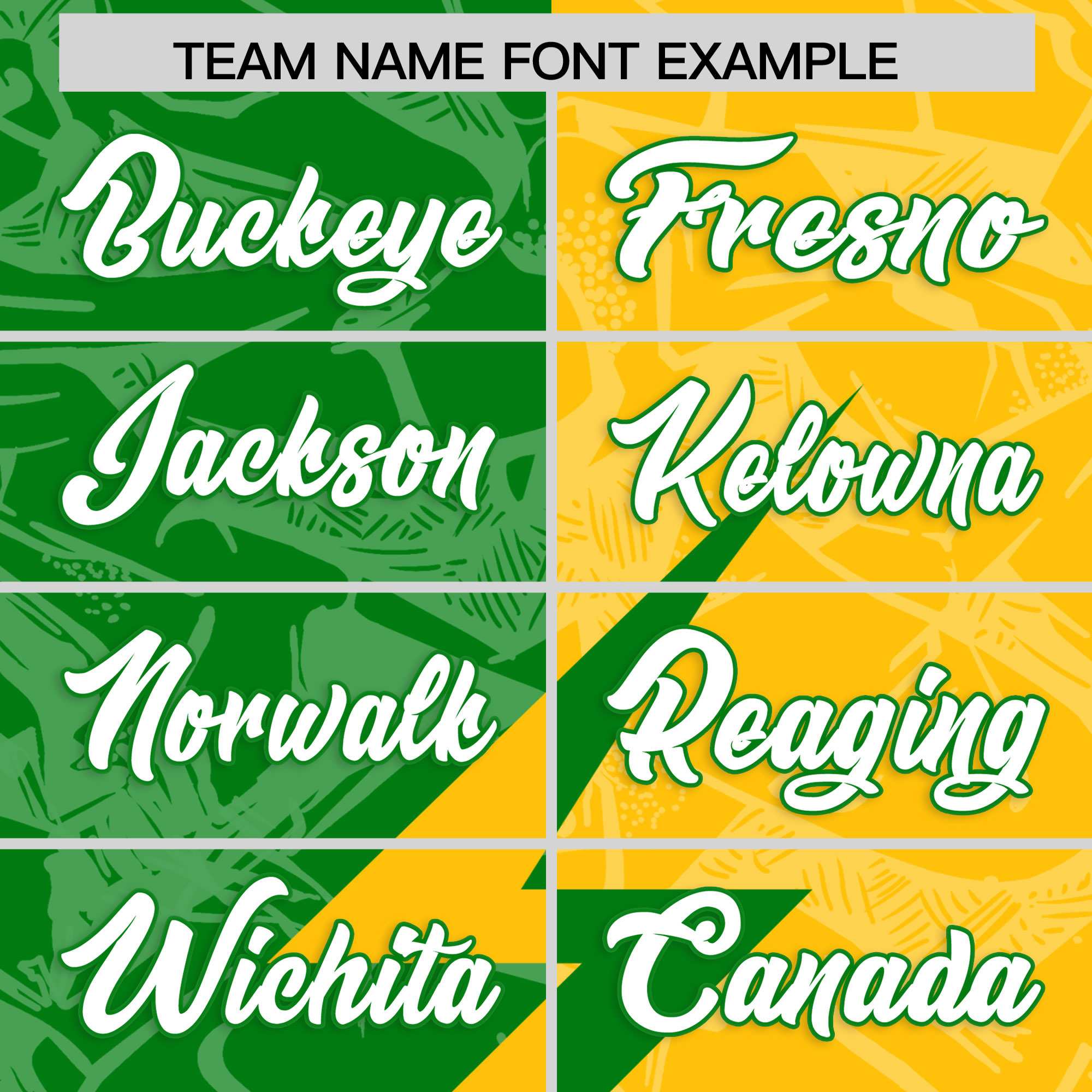 Custom Kelly Green Yellow Split Personalized Lightning Pattern American Football Jersey