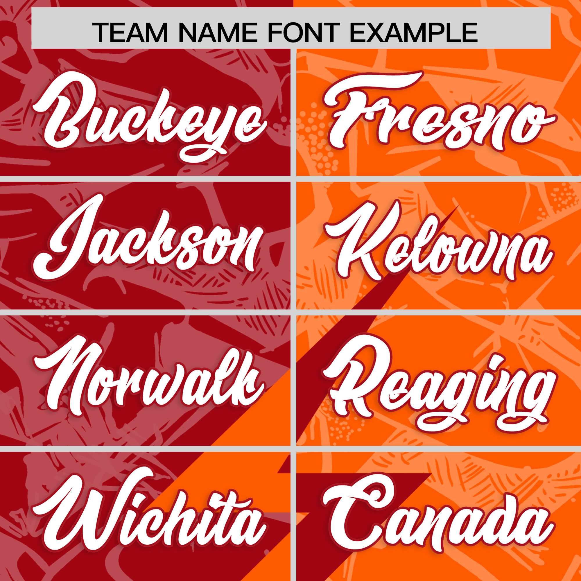 Custom Red Orange Split Personalized Lightning Pattern American Football Jersey