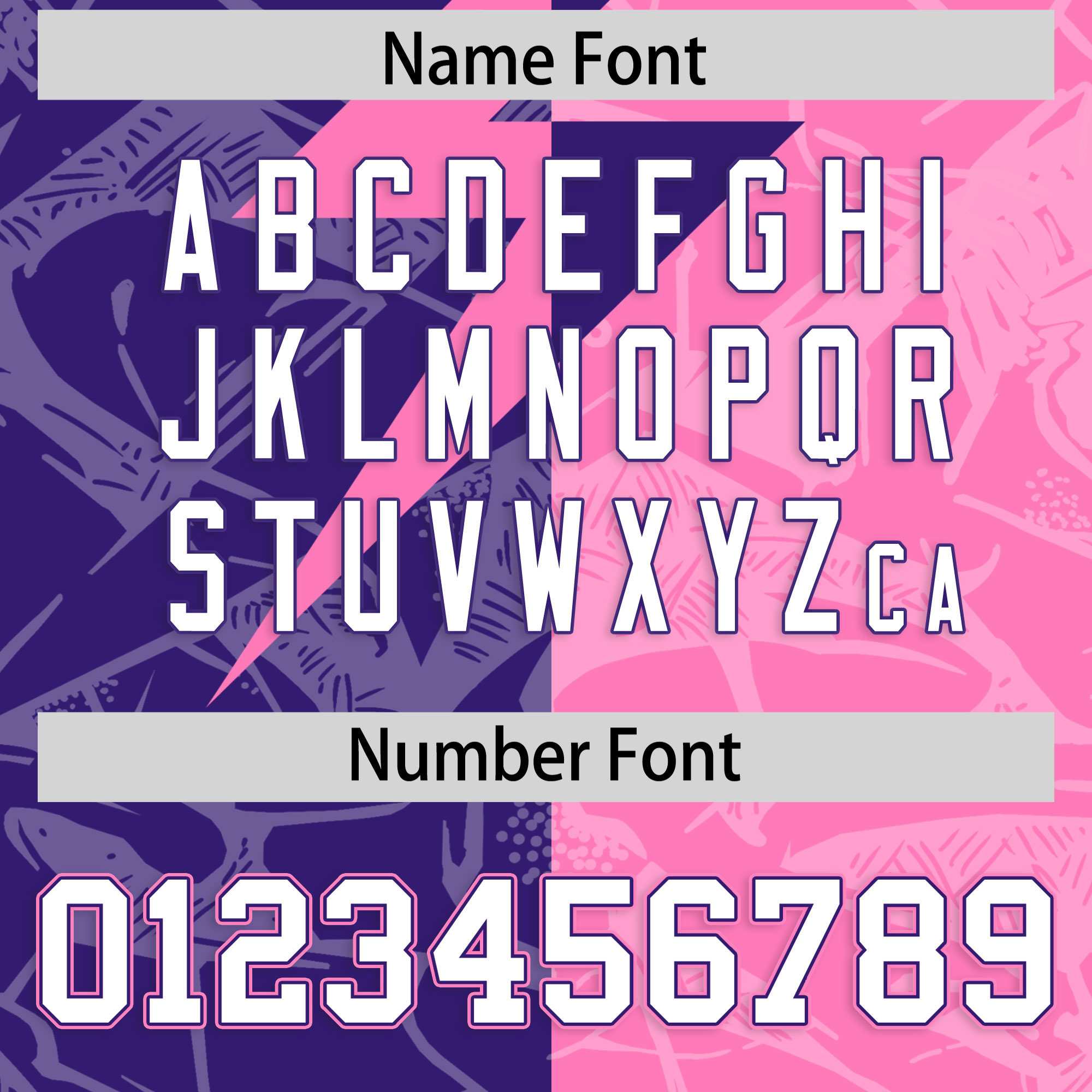 Custom Pink Purple Split Personalized Lightning Pattern American Football Jersey