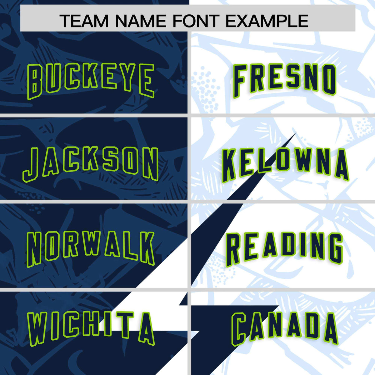 Custom White Navy Split Personalized Lightning Pattern American Football Jersey
