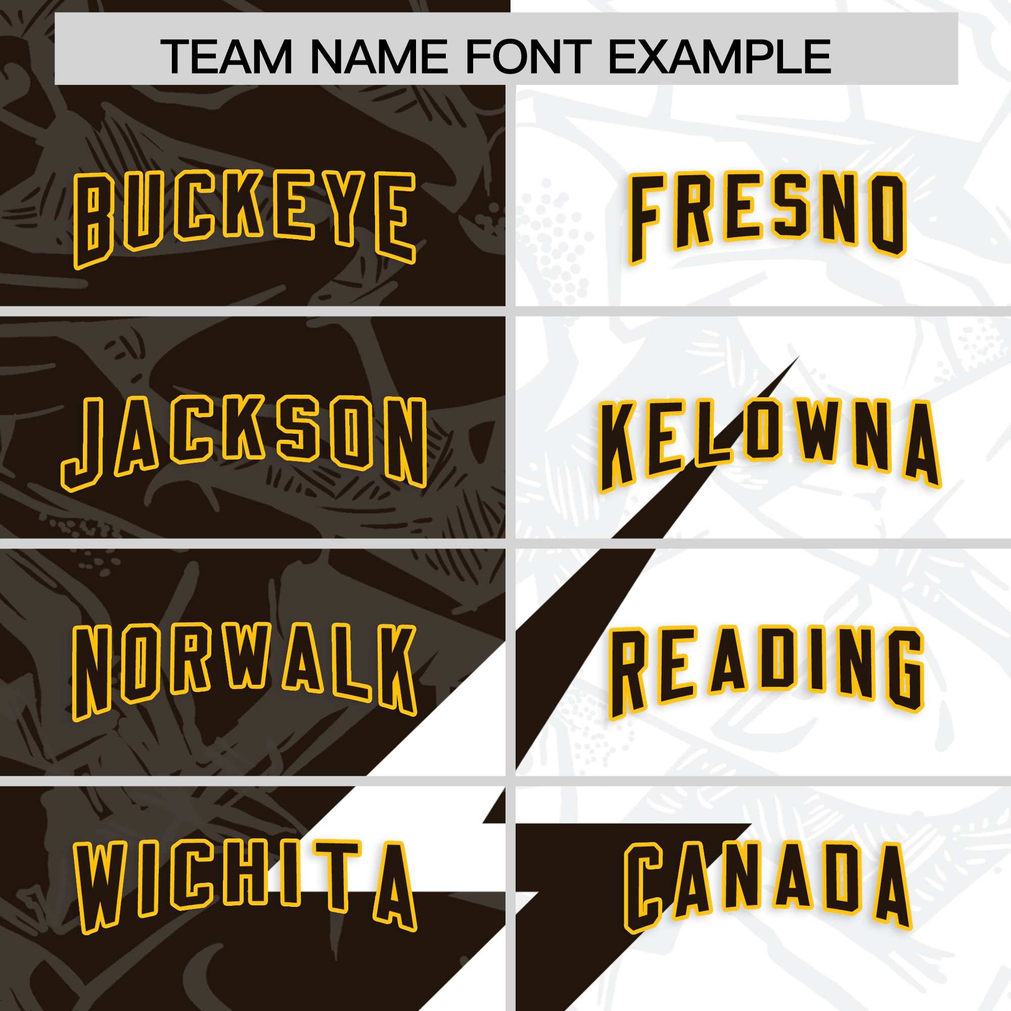 Custom Brown White Split Personalized Lightning Pattern American Football Jersey