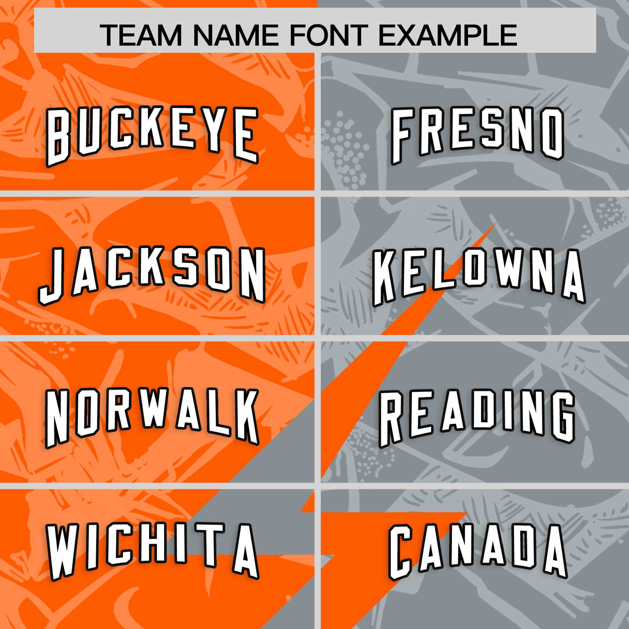 Custom Grey Orange Split Personalized Lightning Pattern American Football Jersey