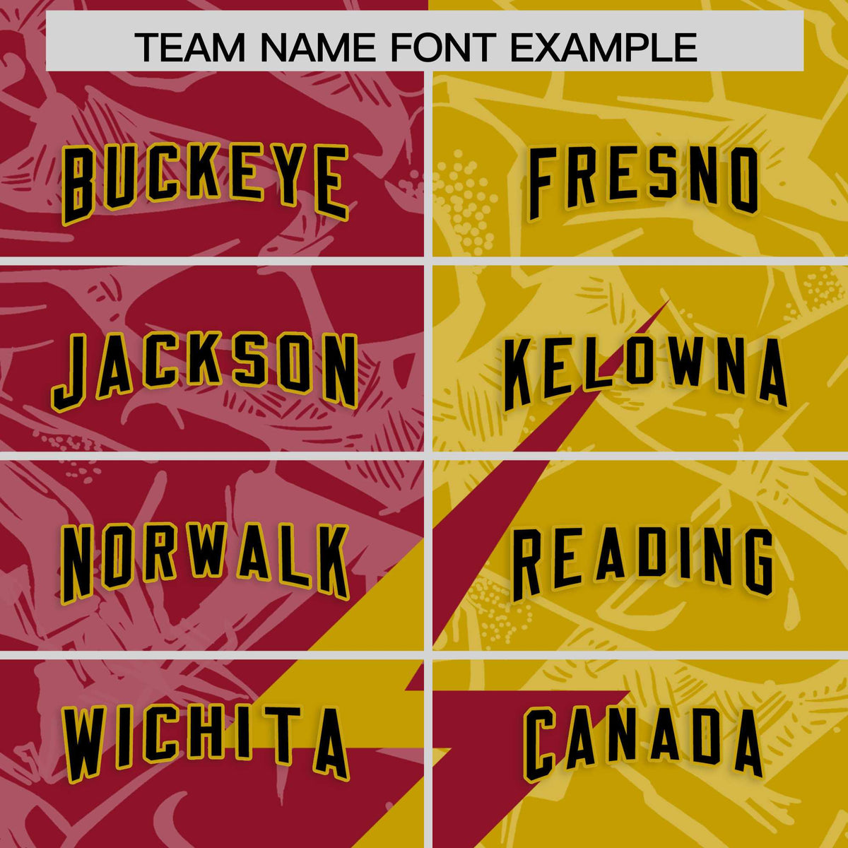 Custom Old Gold Cardinal Split Personalized Lightning Pattern American Football Jersey