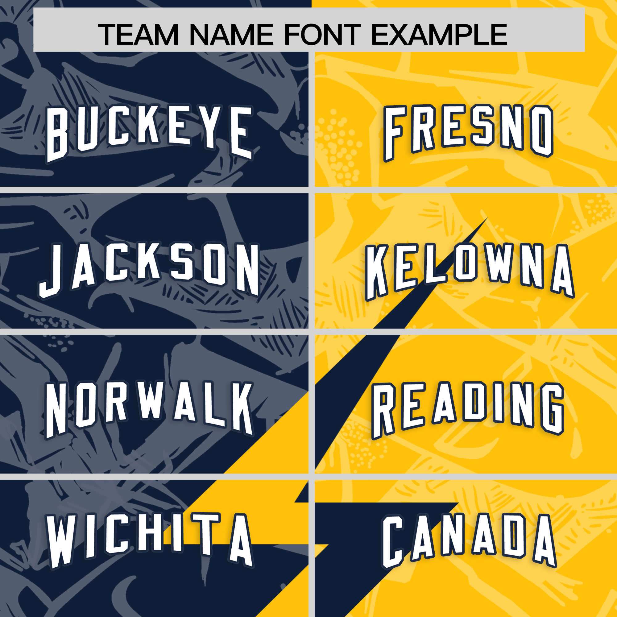 Custom Gold Navy Split Personalized Lightning Pattern American Football Jersey